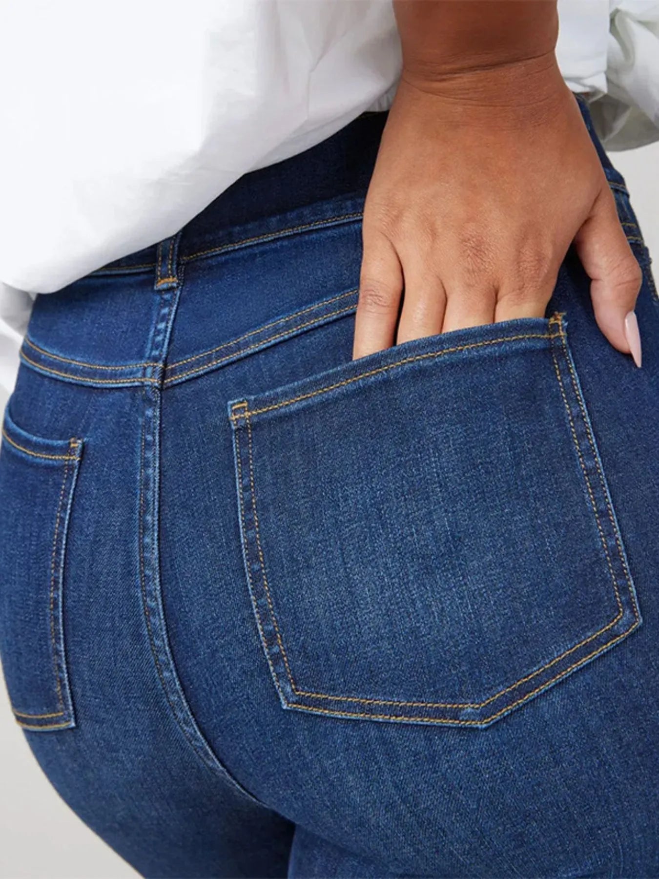 Full Size High-Waisted Flare Jeans Plus Size.