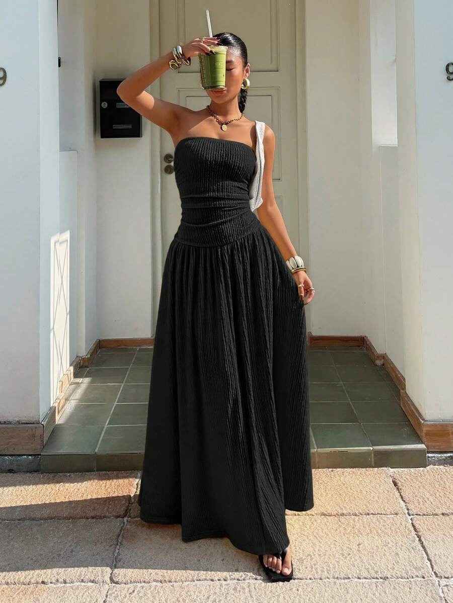 Women's Elegant Figure-hugging Strapless Dress