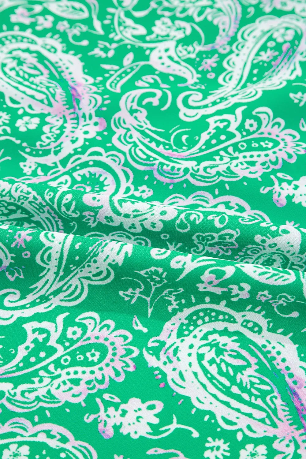 Ruffled Hem Long Sleeve Shirt Dress.