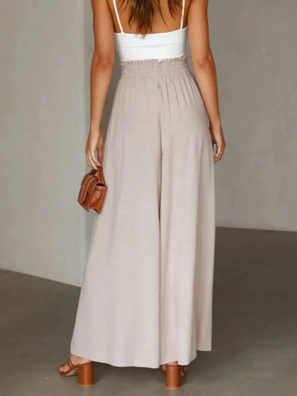 High Waist Wide Leg Pants.