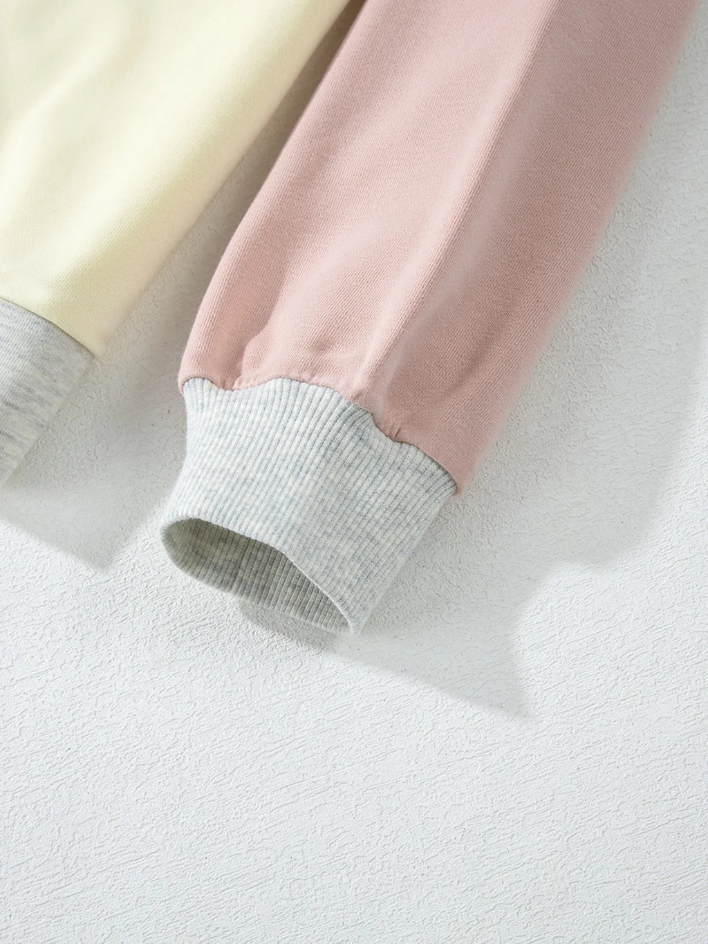 Color Block Round Neck Top and Pants Set.