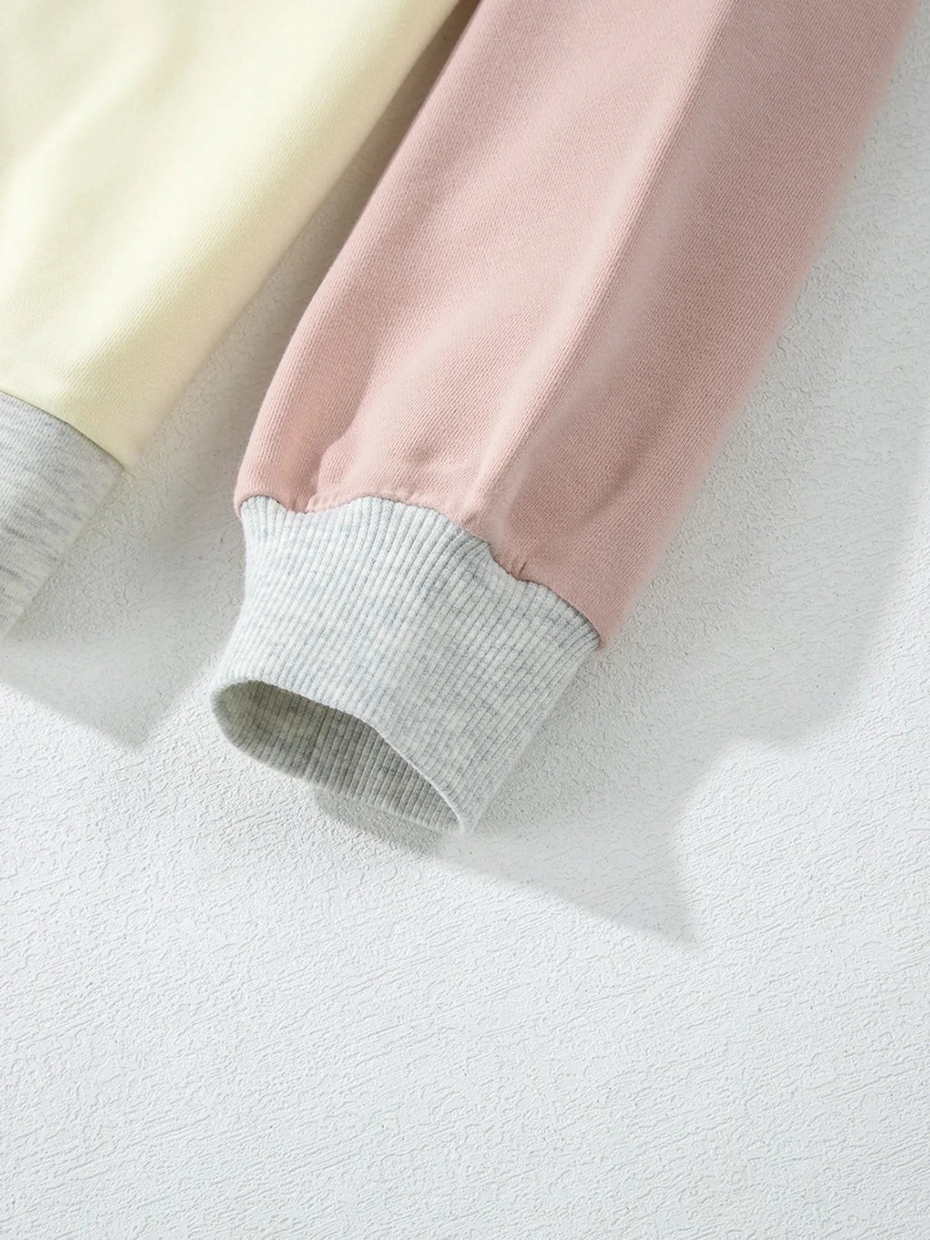 Color Block Round Neck Top and Pants Set.