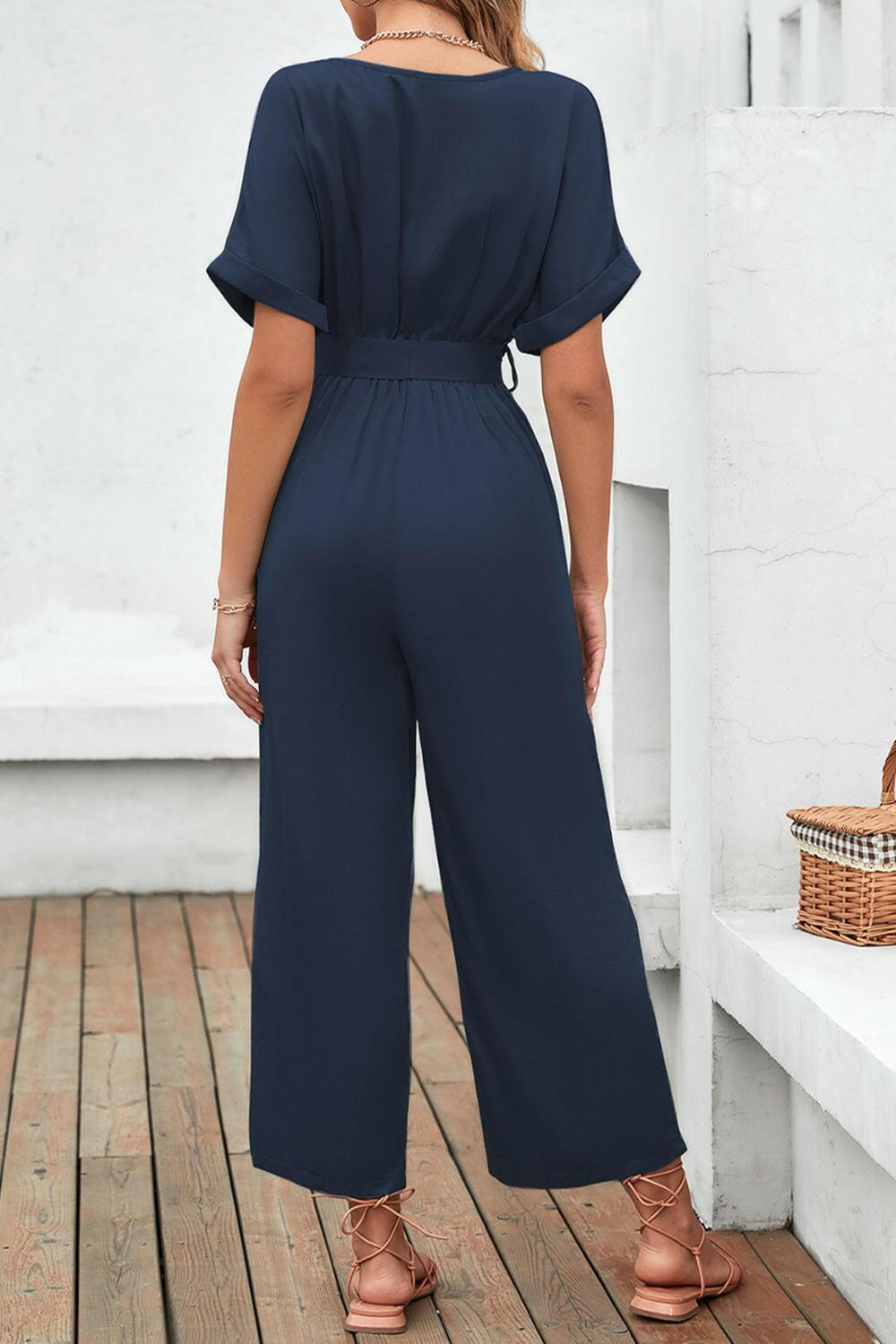 Wide Leg Jumpsuit.