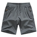 Men's Plus Size Quick-Dry Pocketed Shorts.