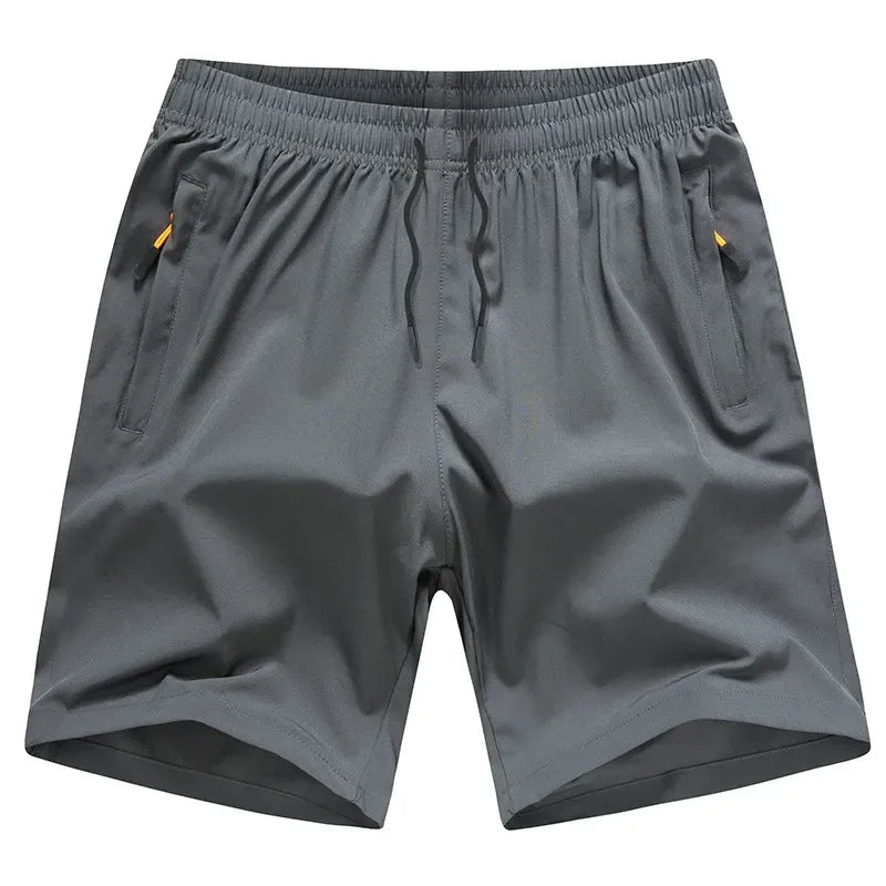 Men's Plus Size Quick-Dry Pocketed Shorts.