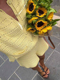 Short-sleeved Solid-color Knitted Cardigan And Shorts 2-piece Set