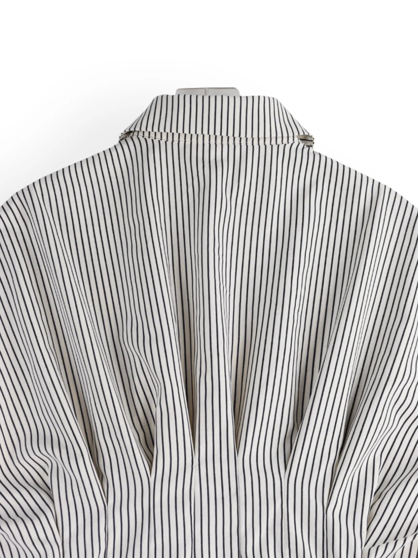 Striped Short Sleeve Button-Up Shirt.