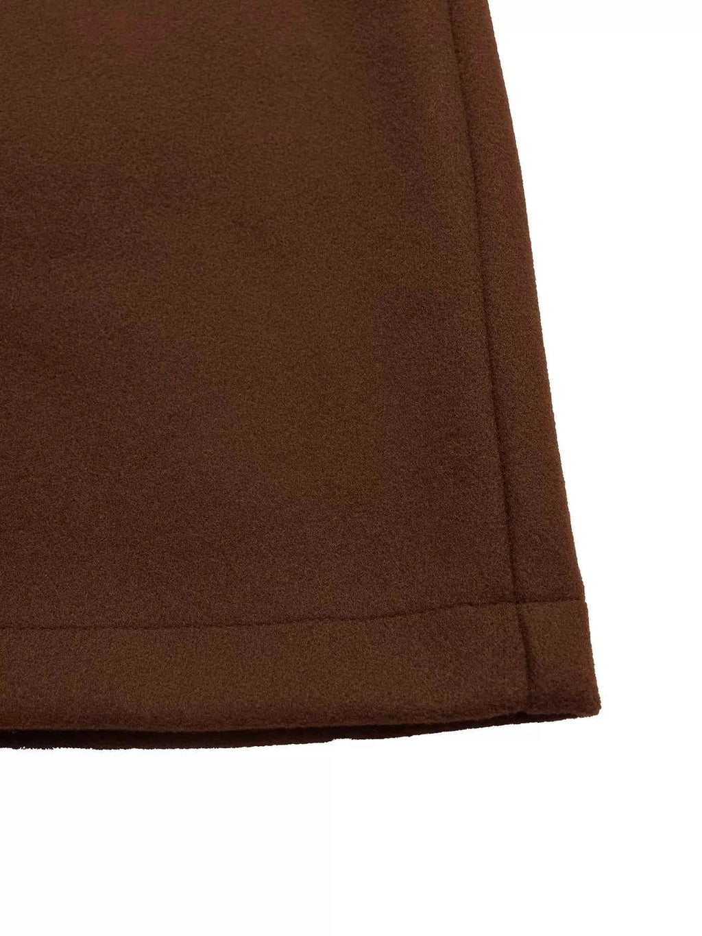 Lapel Collar Belted Wool Blend Coat