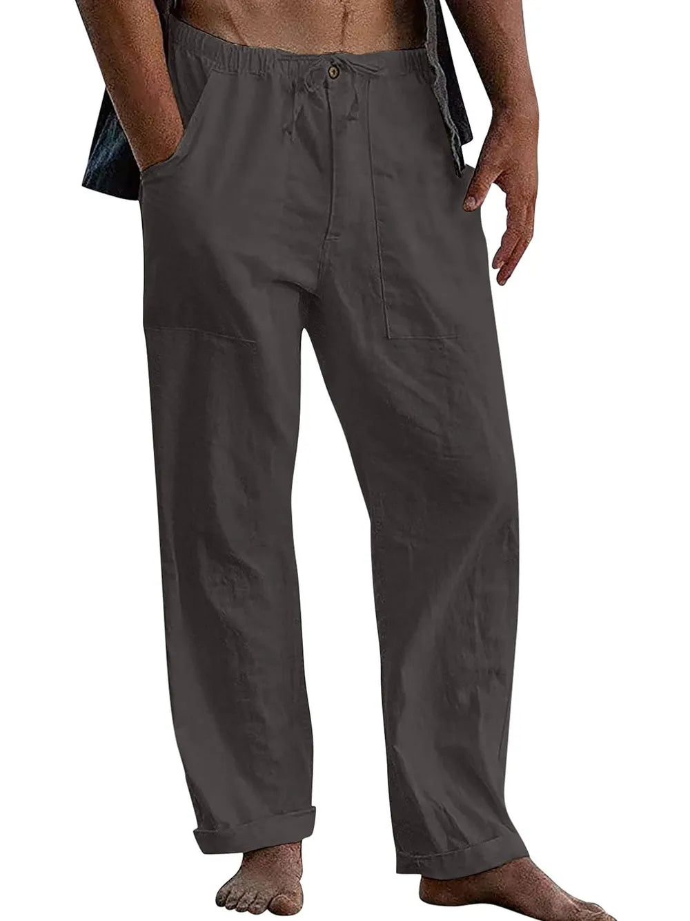 Men's Full Size Loose Fit Pants Plus Size.
