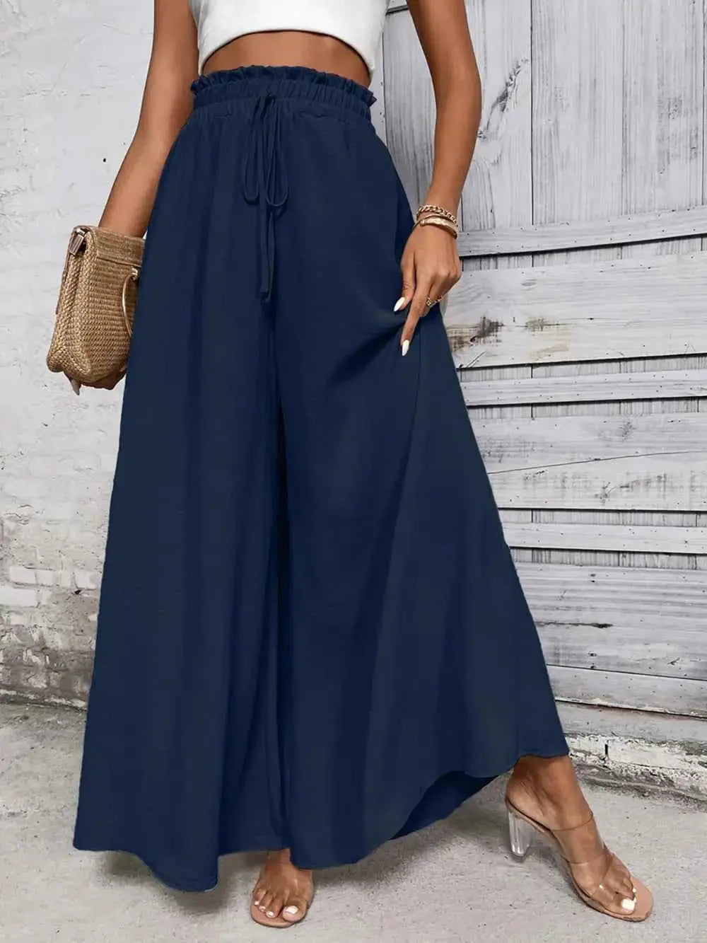 High Waist Wide Leg Pants.