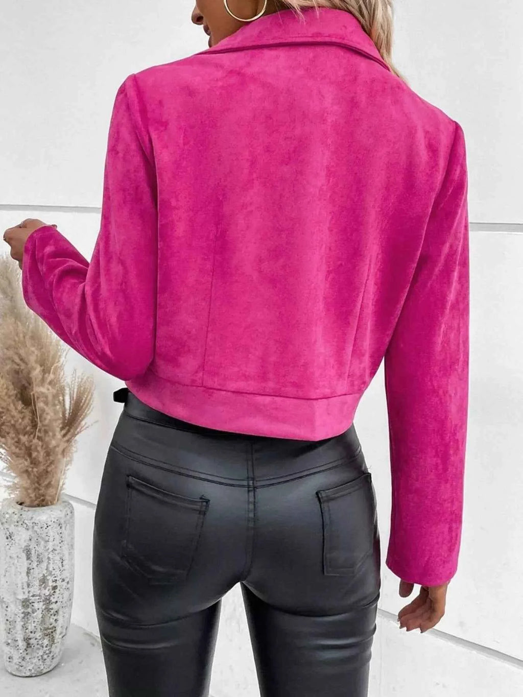 Zip Up Cropped Jacket