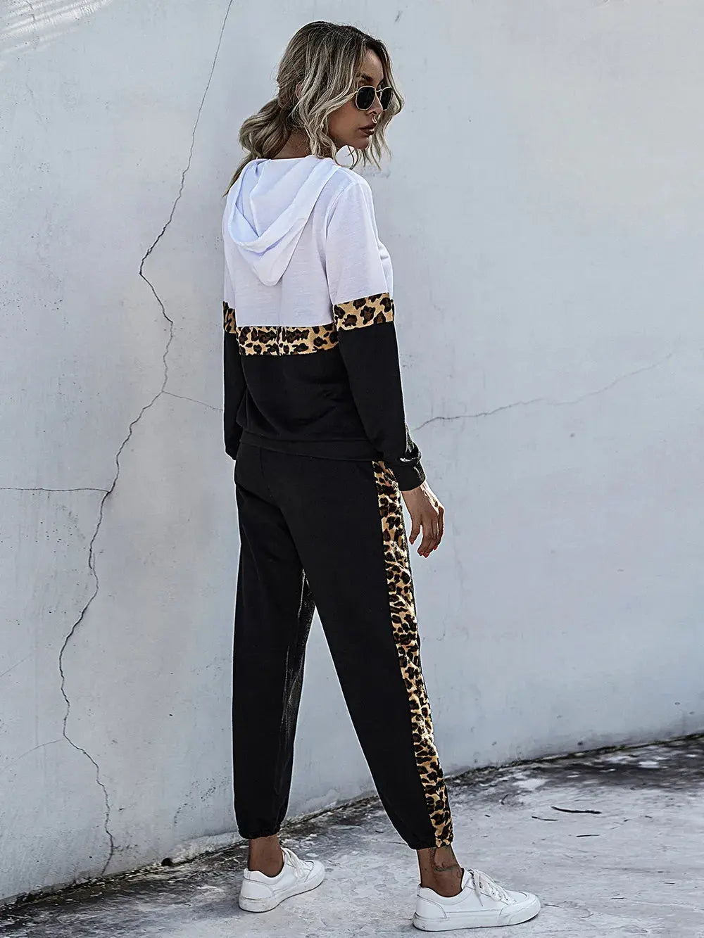 Long Sleeve Hooded Top and Joggers Set.