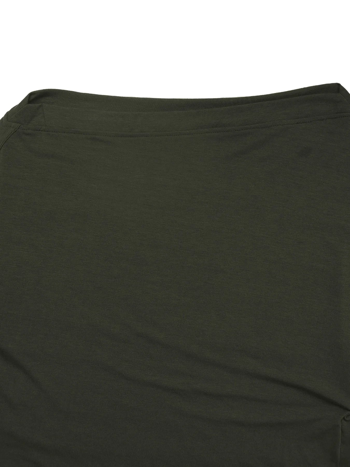 Single Shoulder Long Sleeve T-Shirt.