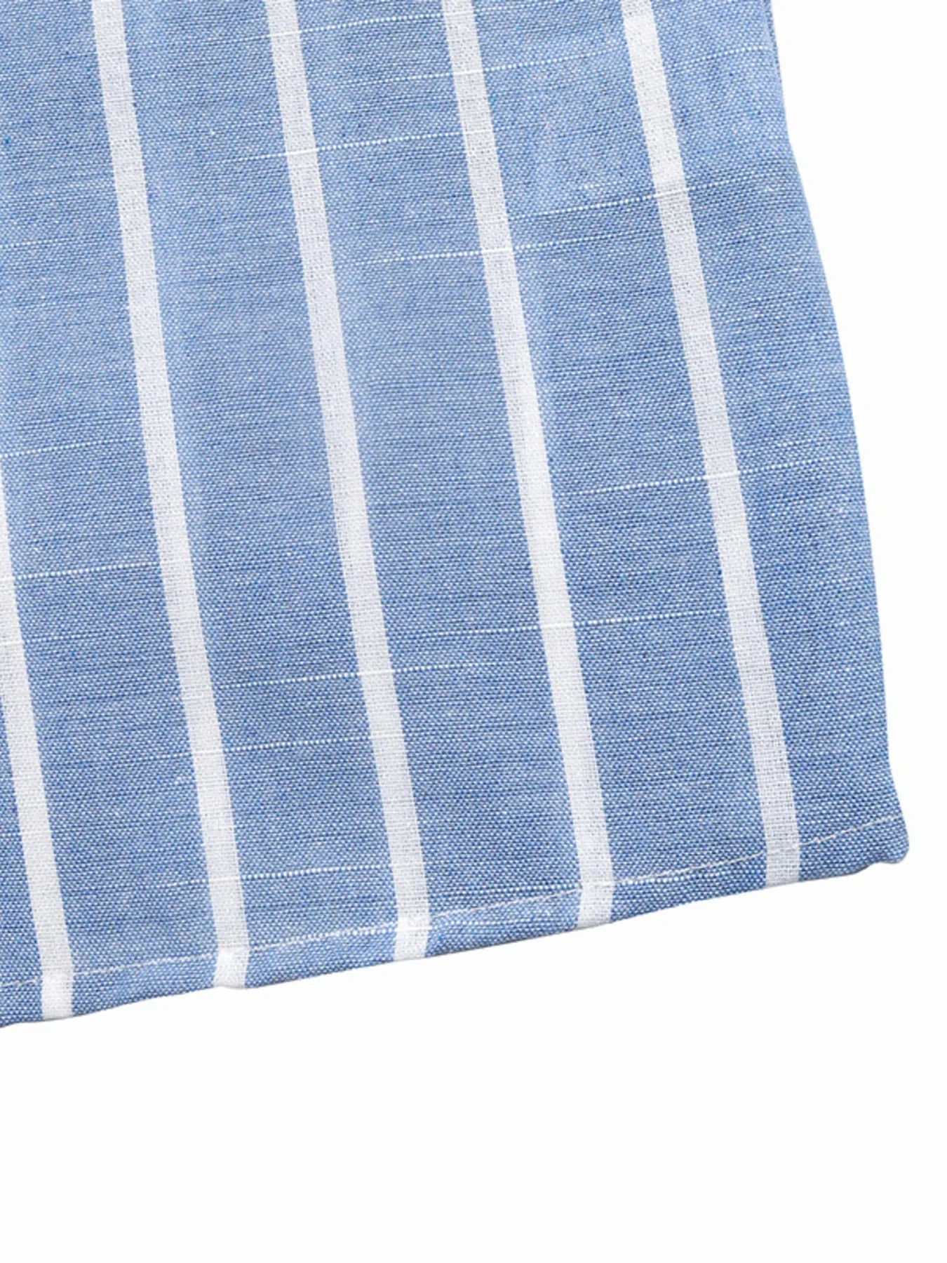 Striped Oversized Button-Down Shirt.