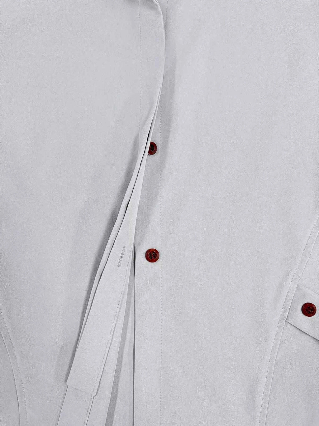 Button Up Hooded Longline Trench Coat