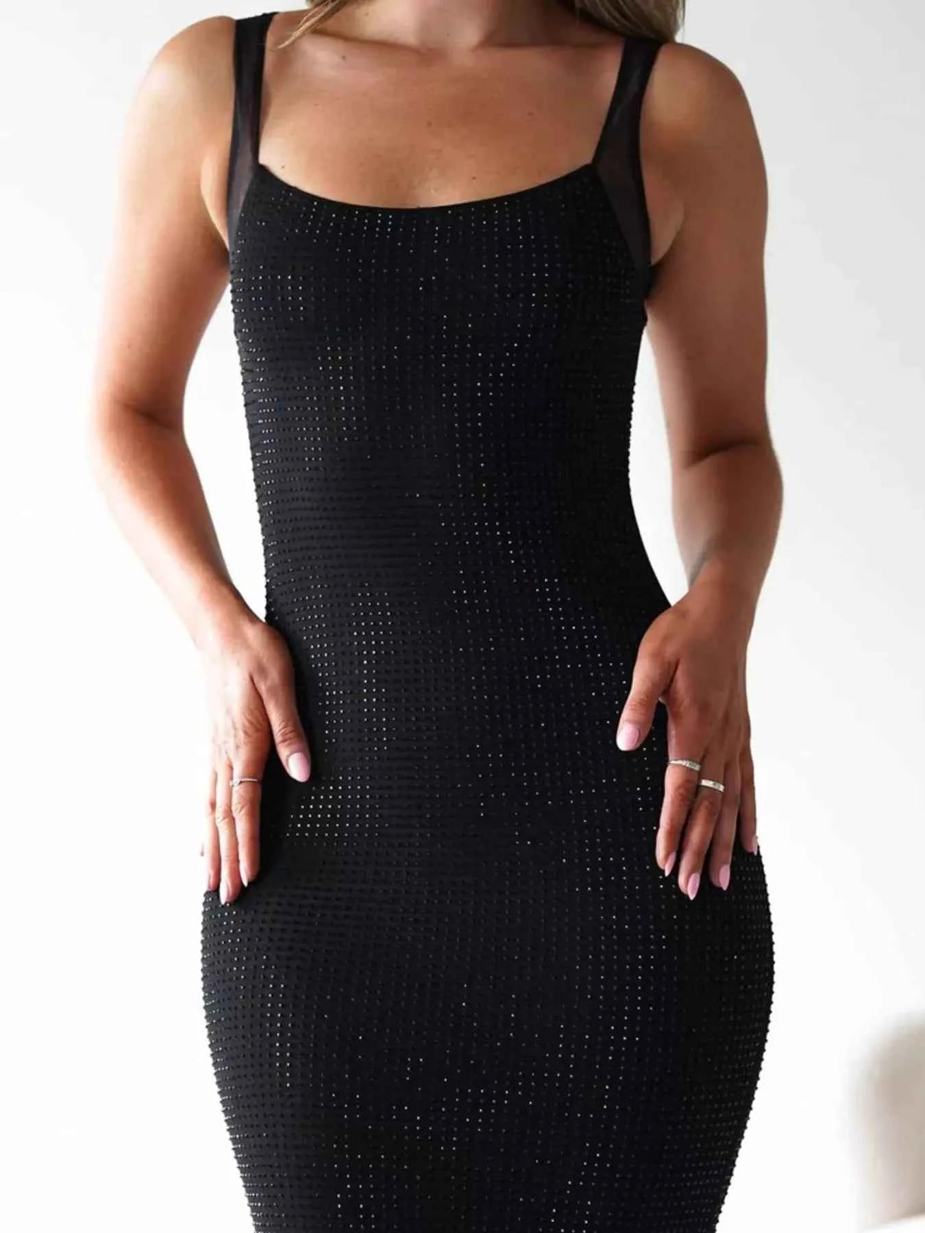 Backless Sleeveless Bodycon Maxi Dress