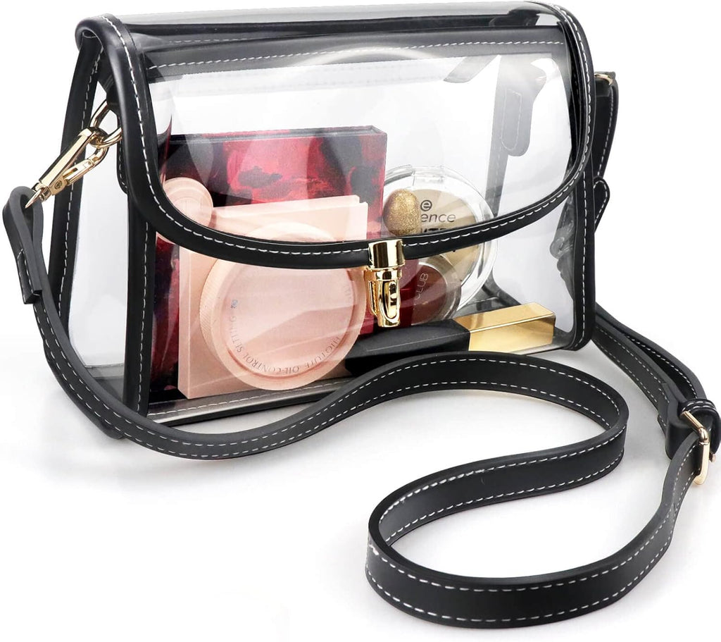 COROMAY Clear Purse for Women, Clear Bag Stadium Approved, Transparent Crossbody Bag