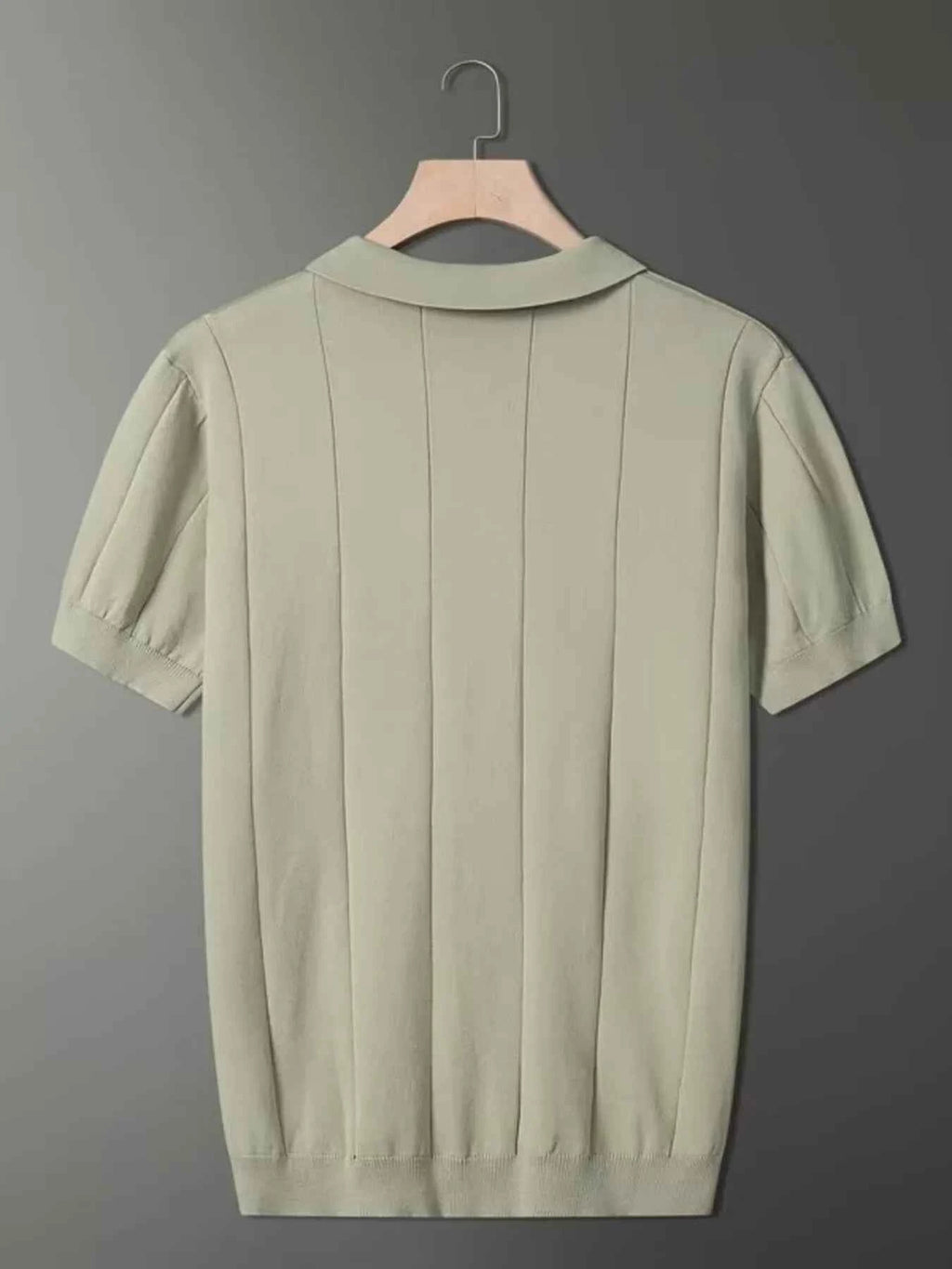 Men's Plus Size Collared Neck Short Sleeve Polo