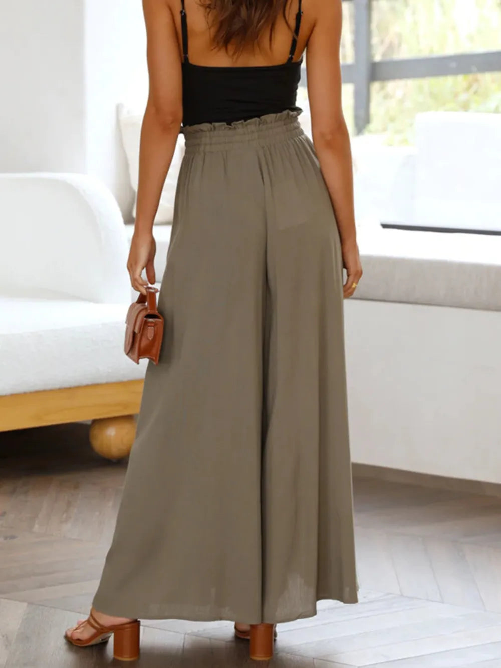 Wide Leg Pants with Pockets.