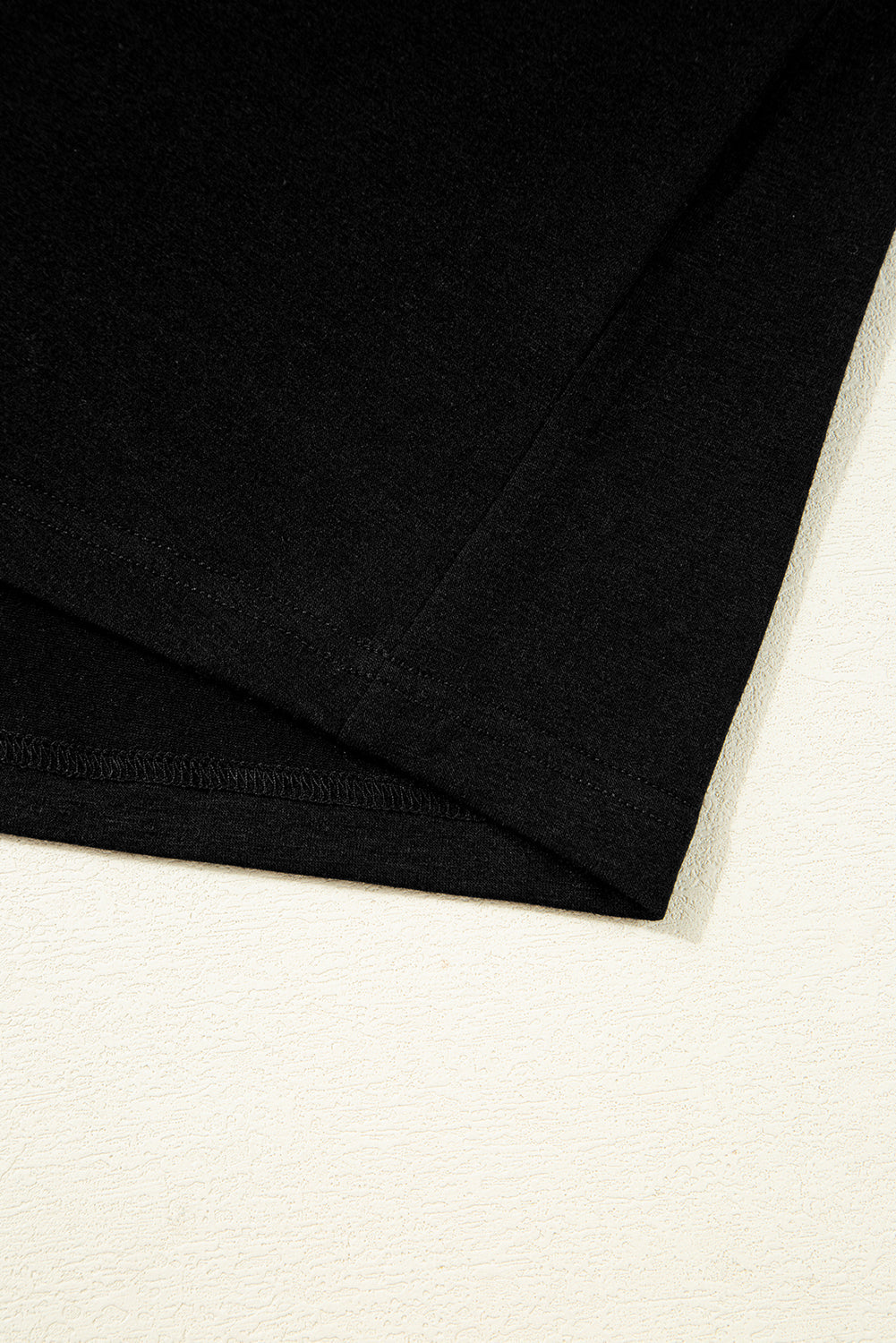 Black Floral Mesh Patchwork Loose V Neck Plus Size T Shirt Dear-Lover Dropshipping