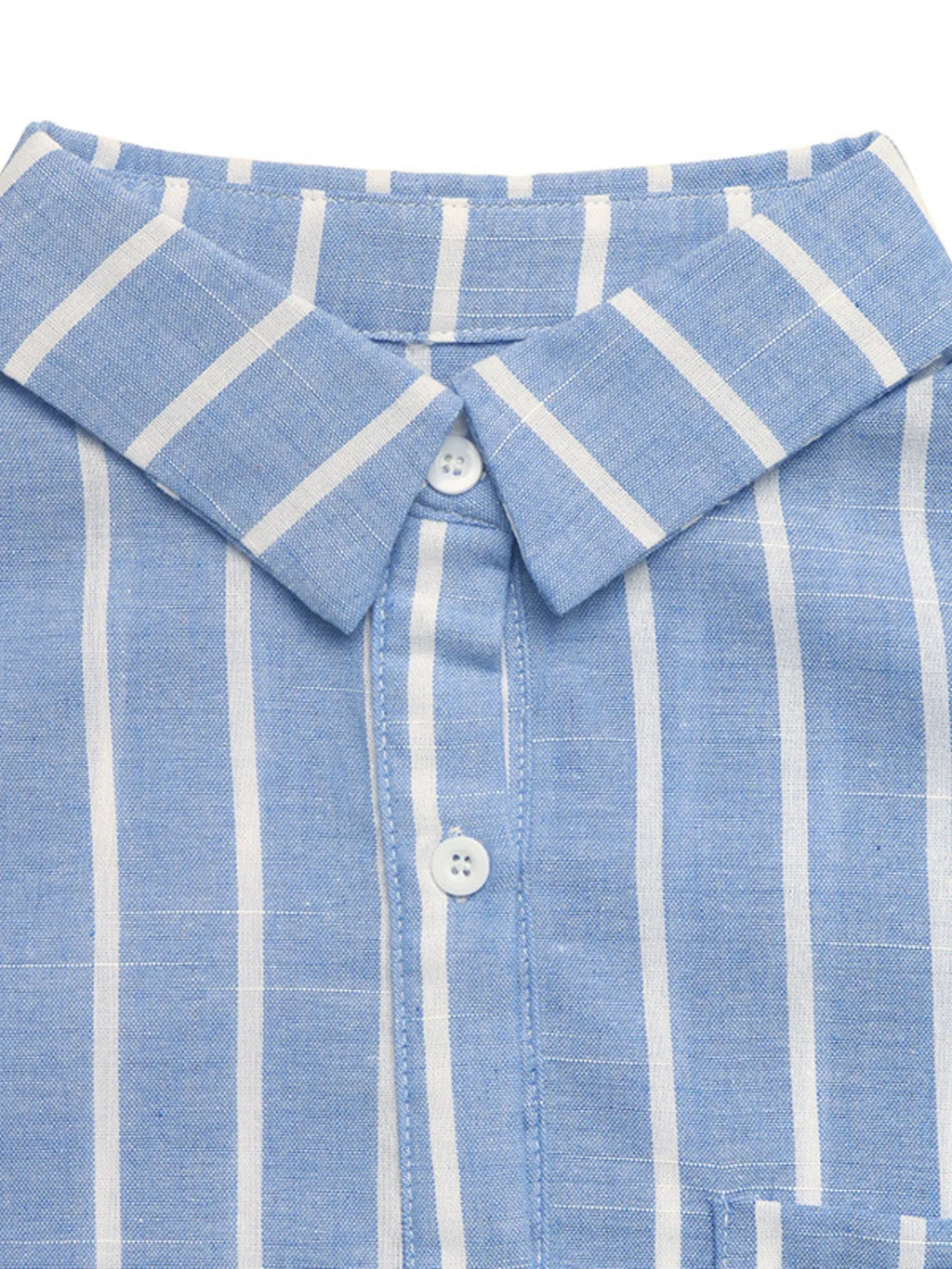 Striped Oversized Button-Down Shirt.