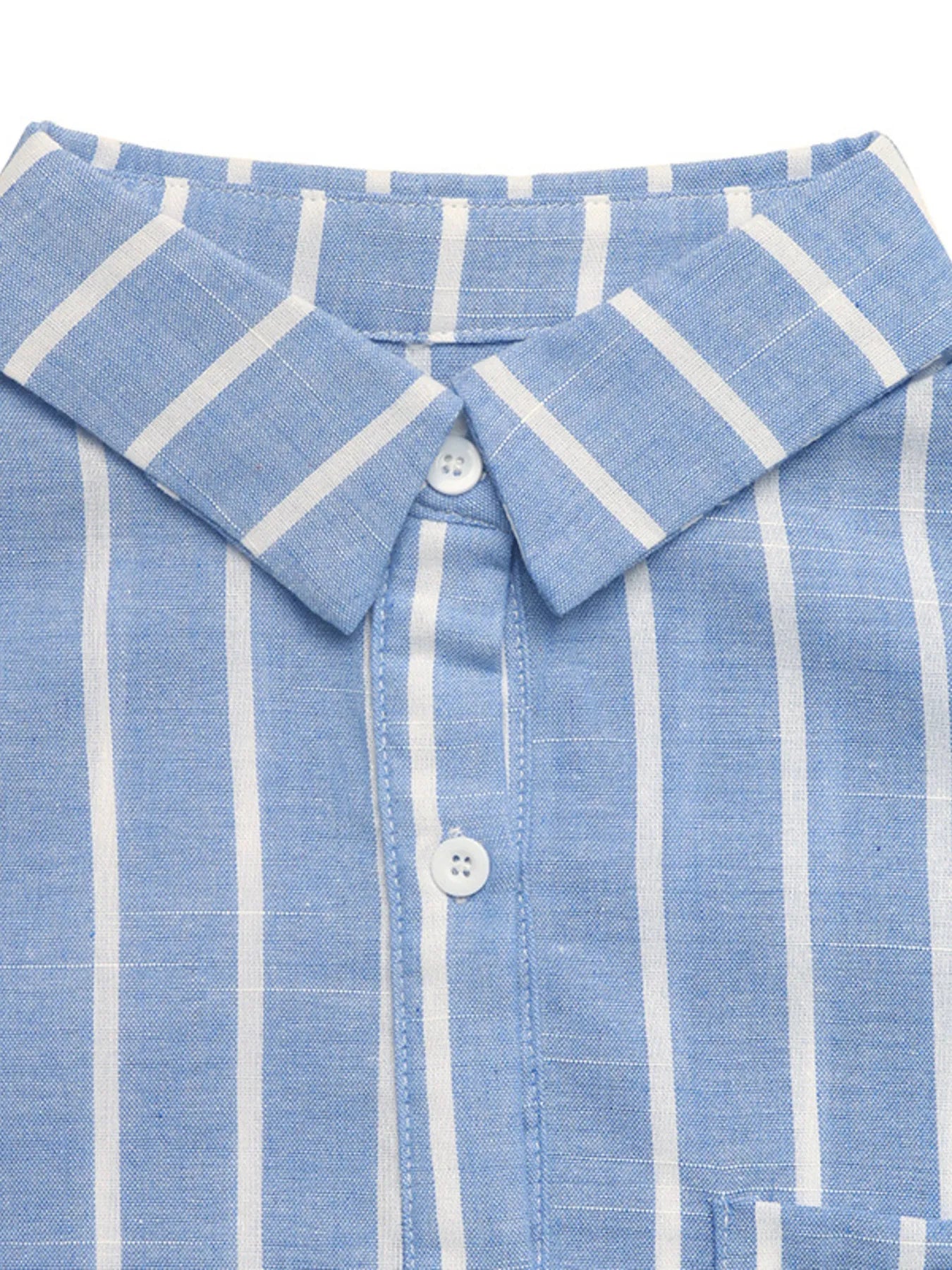 Striped Oversized Button-Down Shirt.