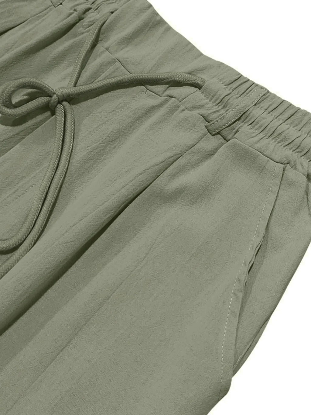 Men's Full Size Casual Drawstring Pants Plus Size.