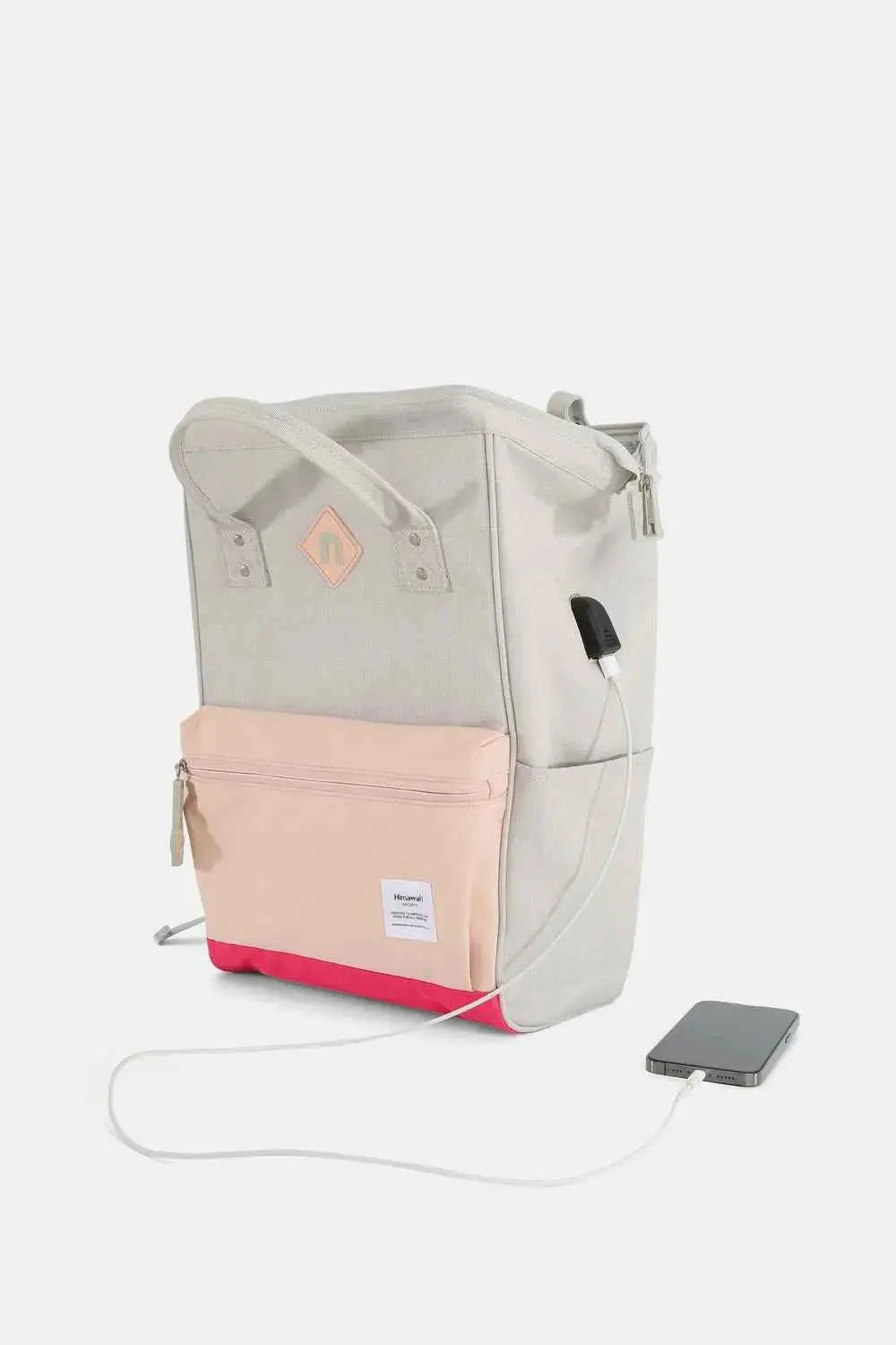 Waterproof Backpack Bag with External USB Port.