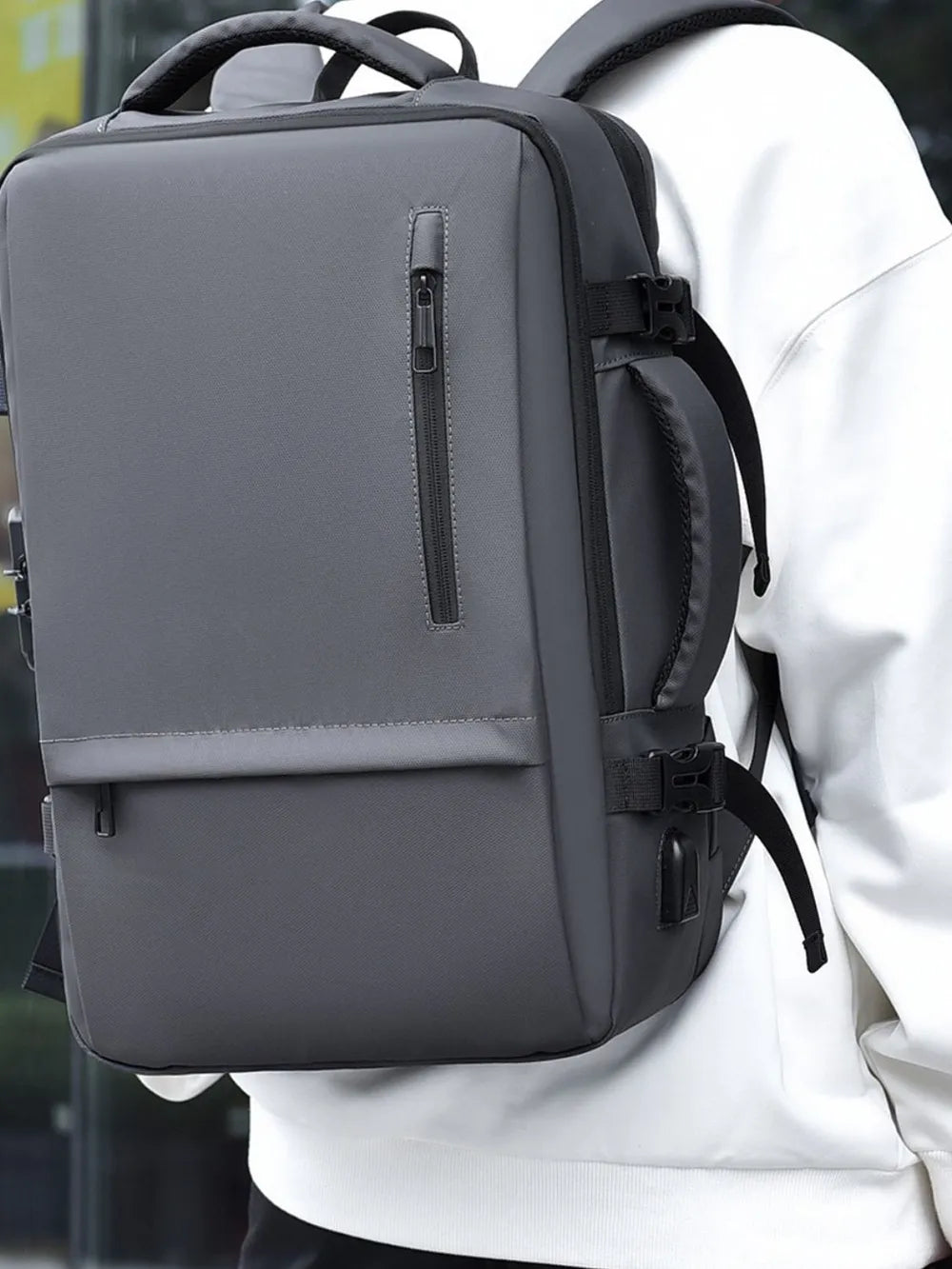 Multi-Pockets Adjustable Straps Backpack Bag.