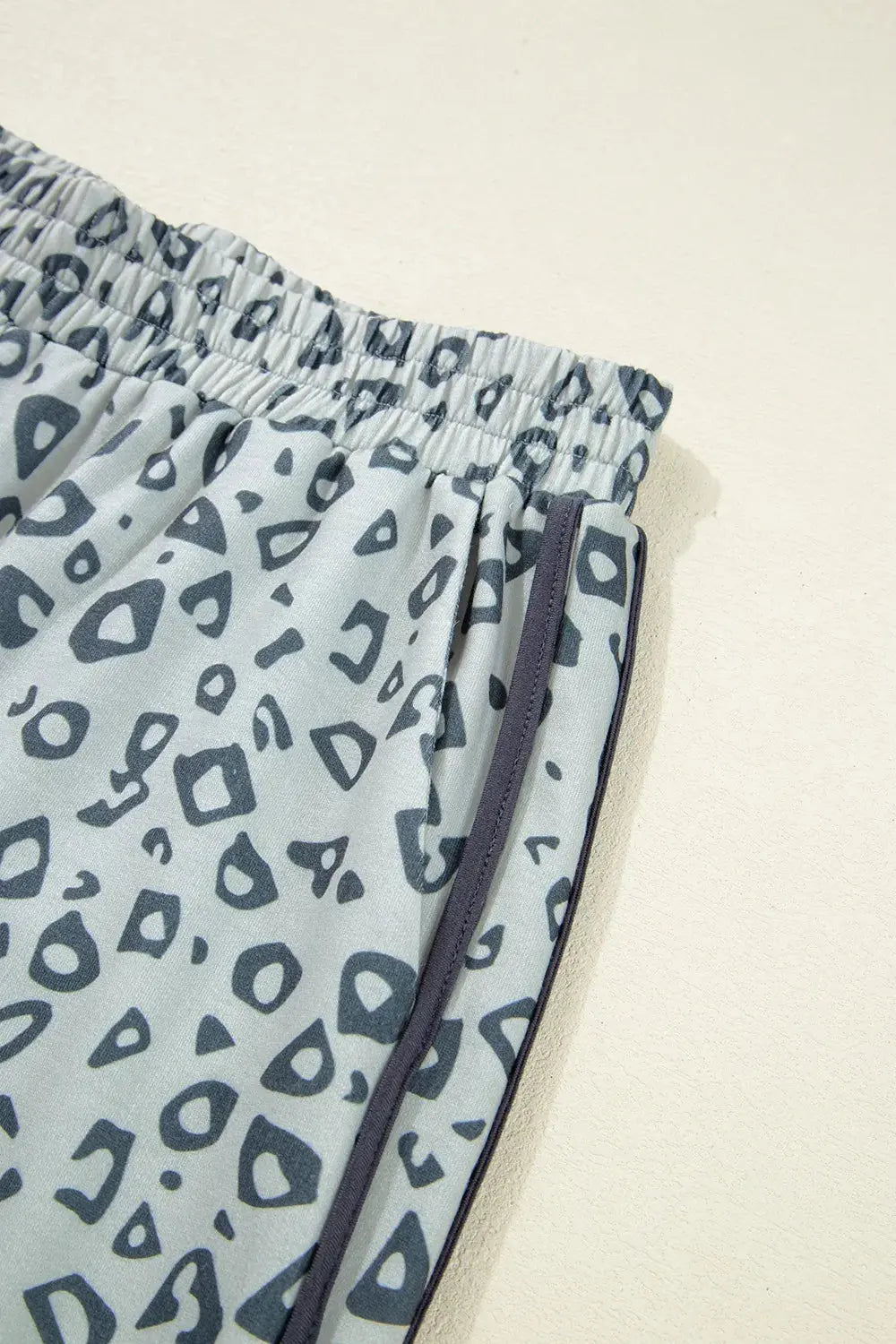 Leopard High Waist Side Bow Pants.