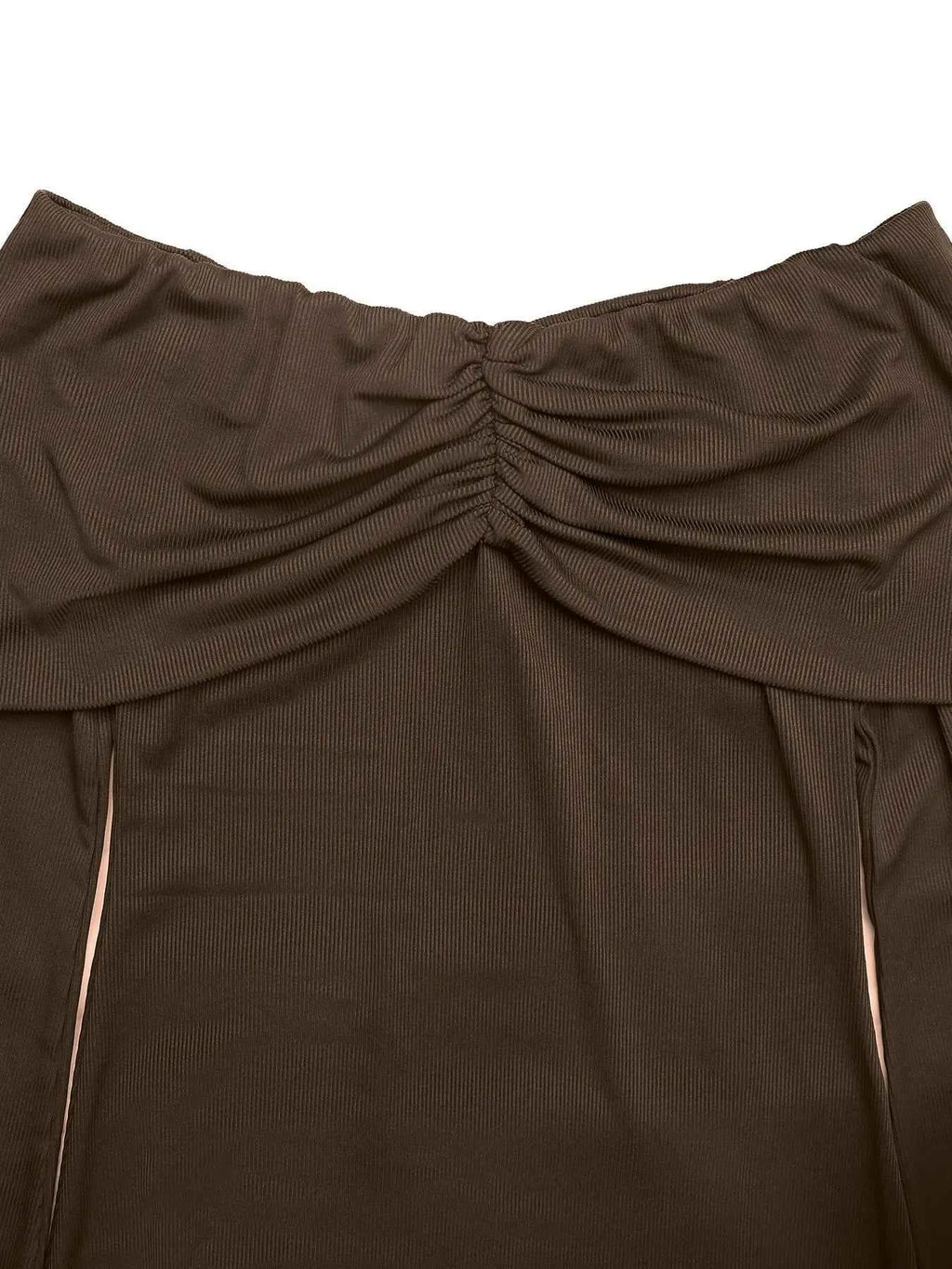 Off-Shoulder Long Sleeve Bodycon Maxi Dress