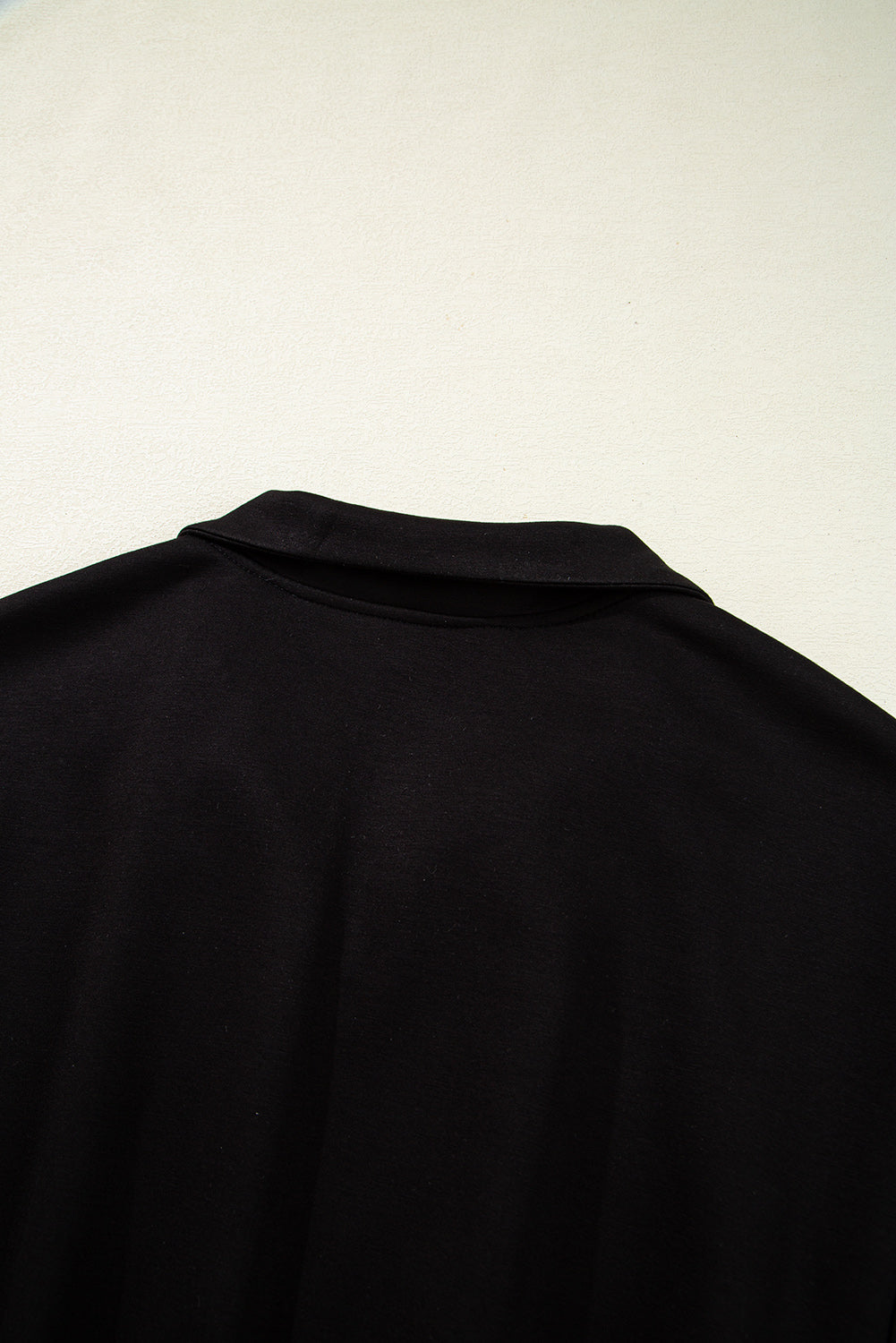 Black Contrast Collar Patchwork Zip Front Romper Dear-Lover Dropshipping