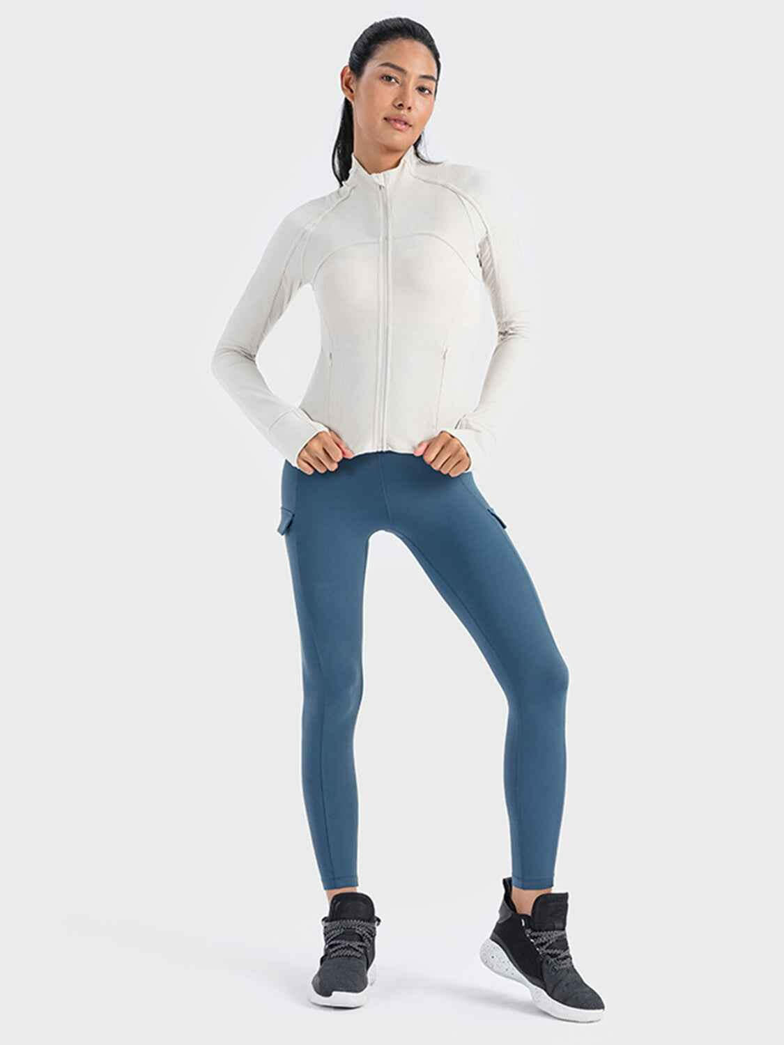 Millennia Zip-Up Long Sleeve Sports Jacket.