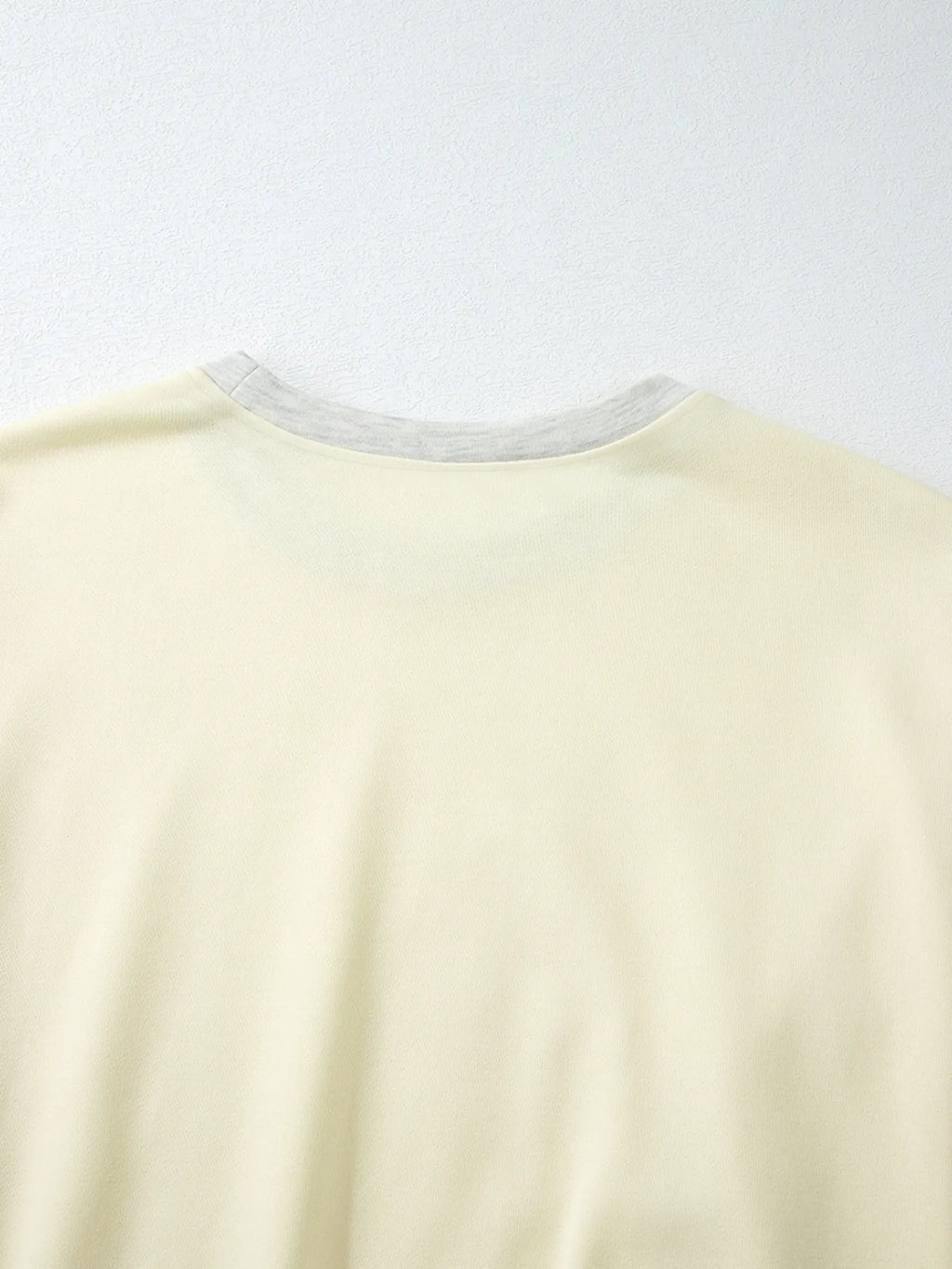 Color Block Round Neck Top and Pants Set.