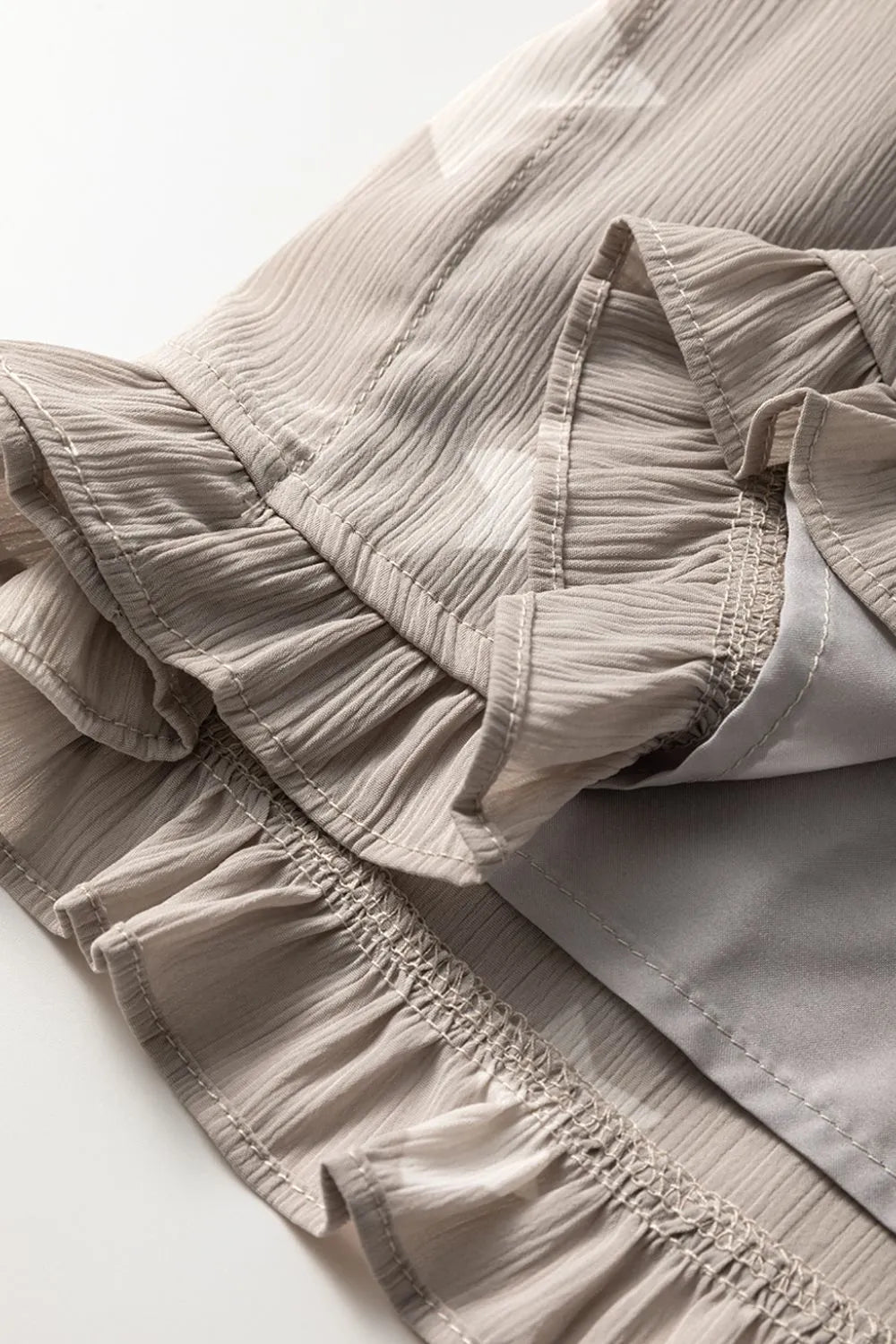 Kimono Ruffle Sleeve Romper.