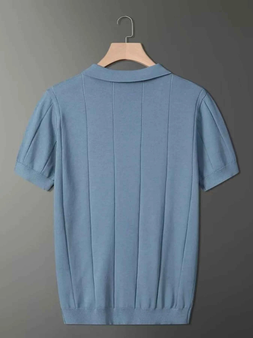 Men's Plus Size Collared Neck Short Sleeve Polo