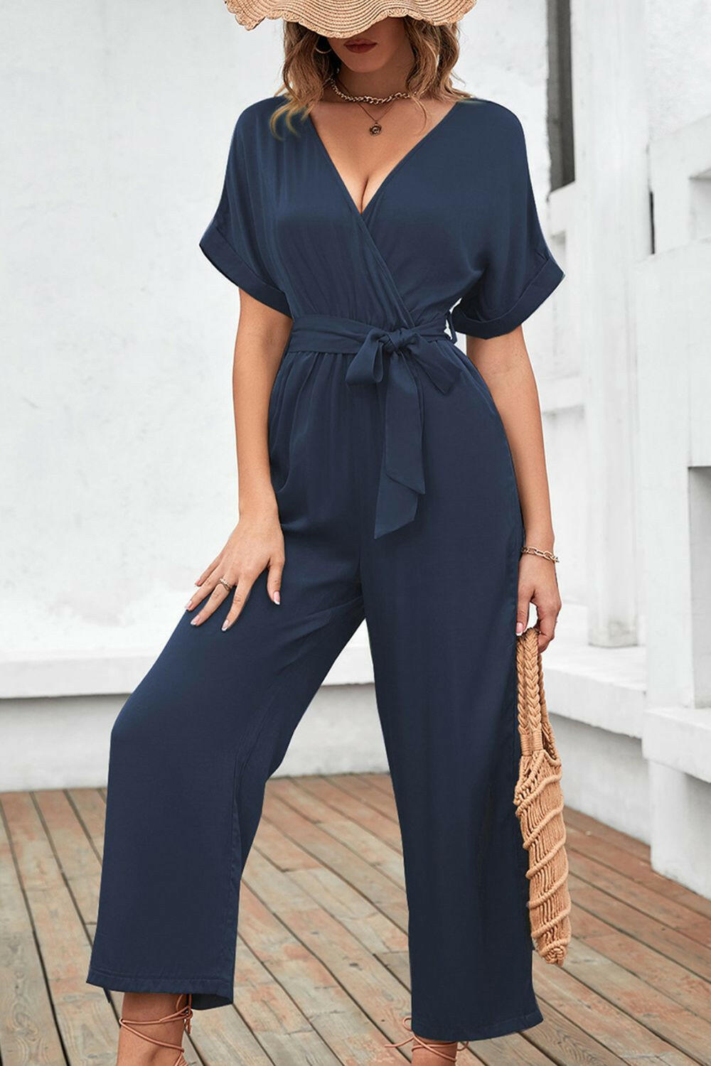 Wide Leg Jumpsuit.