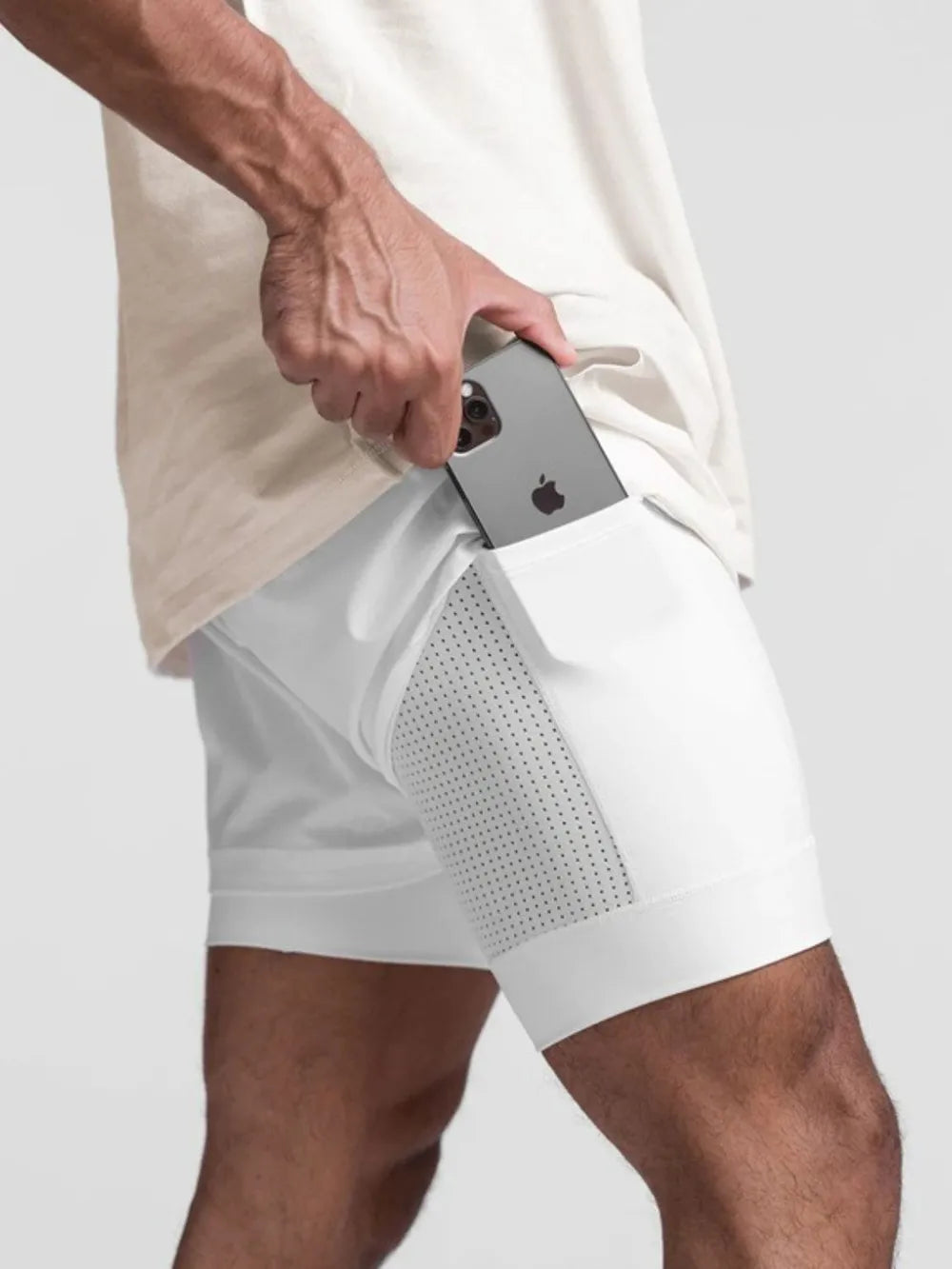 Men's Drawstring Active Shorts.