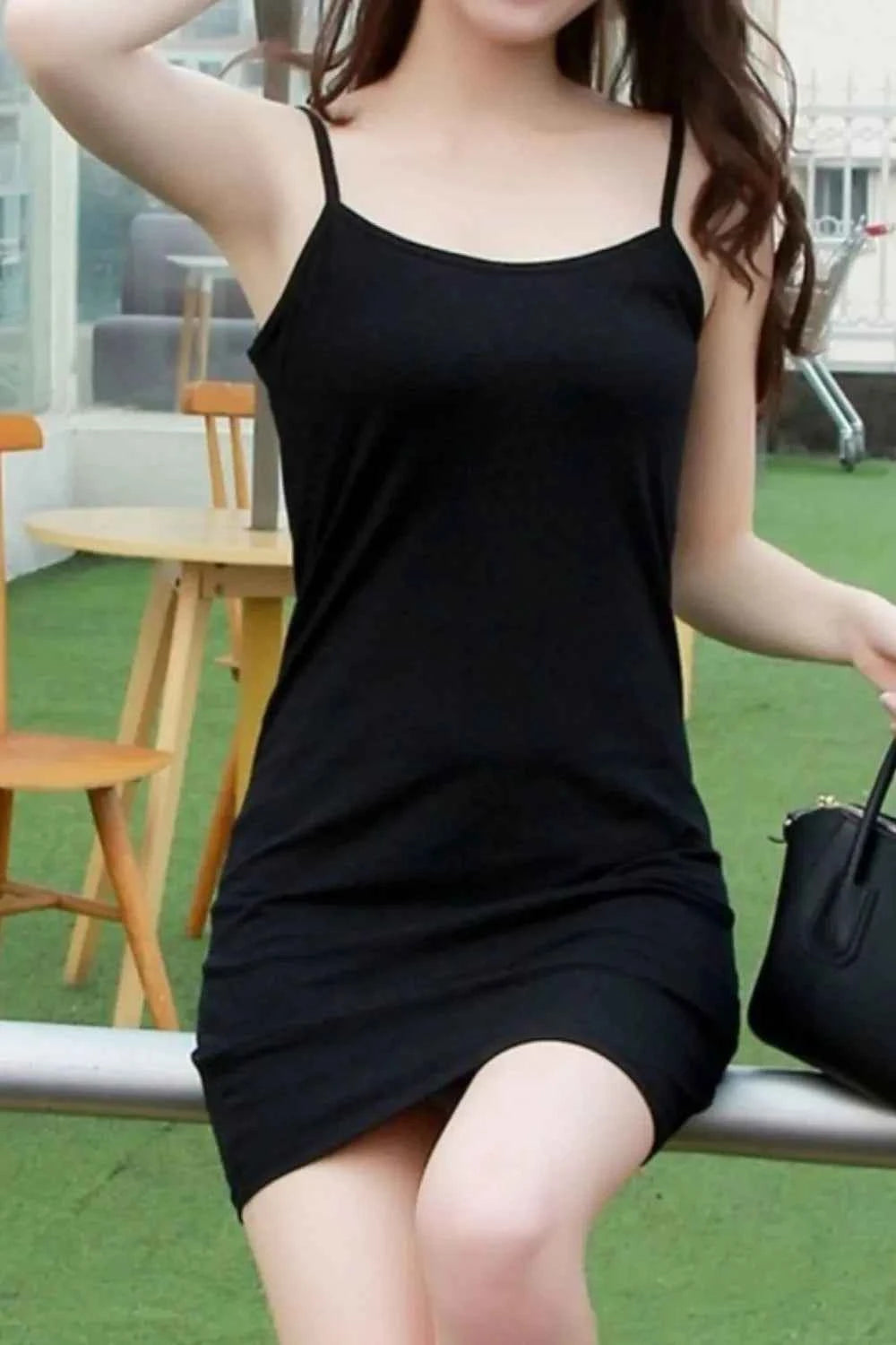 Scoop Neck Mini Cami Dress