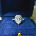 2 Carat Moissanite 925 Sterling Silver Ring.
