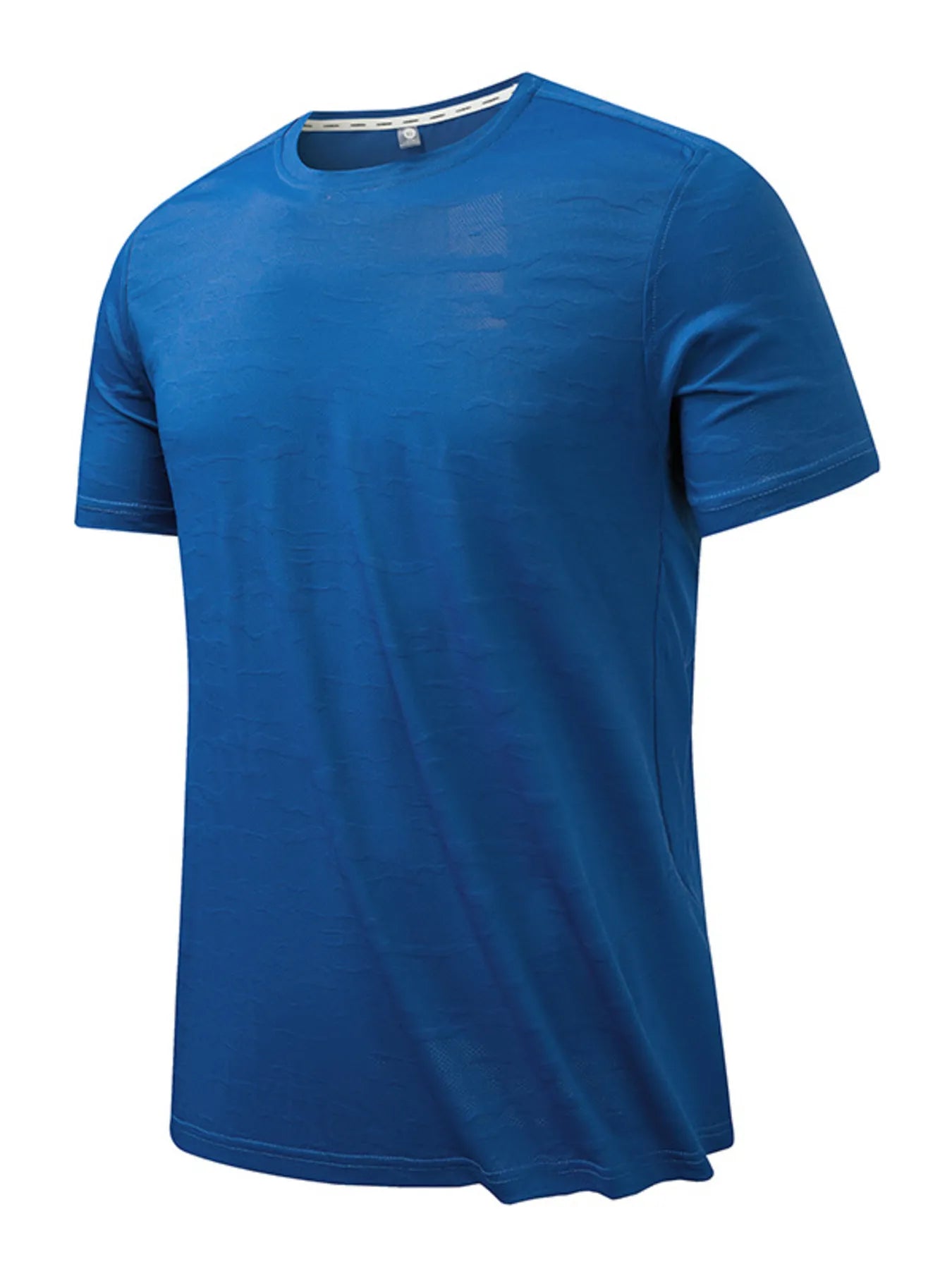 Men's Plus Size Round Neck Short Sleeve Active T-Shirt.