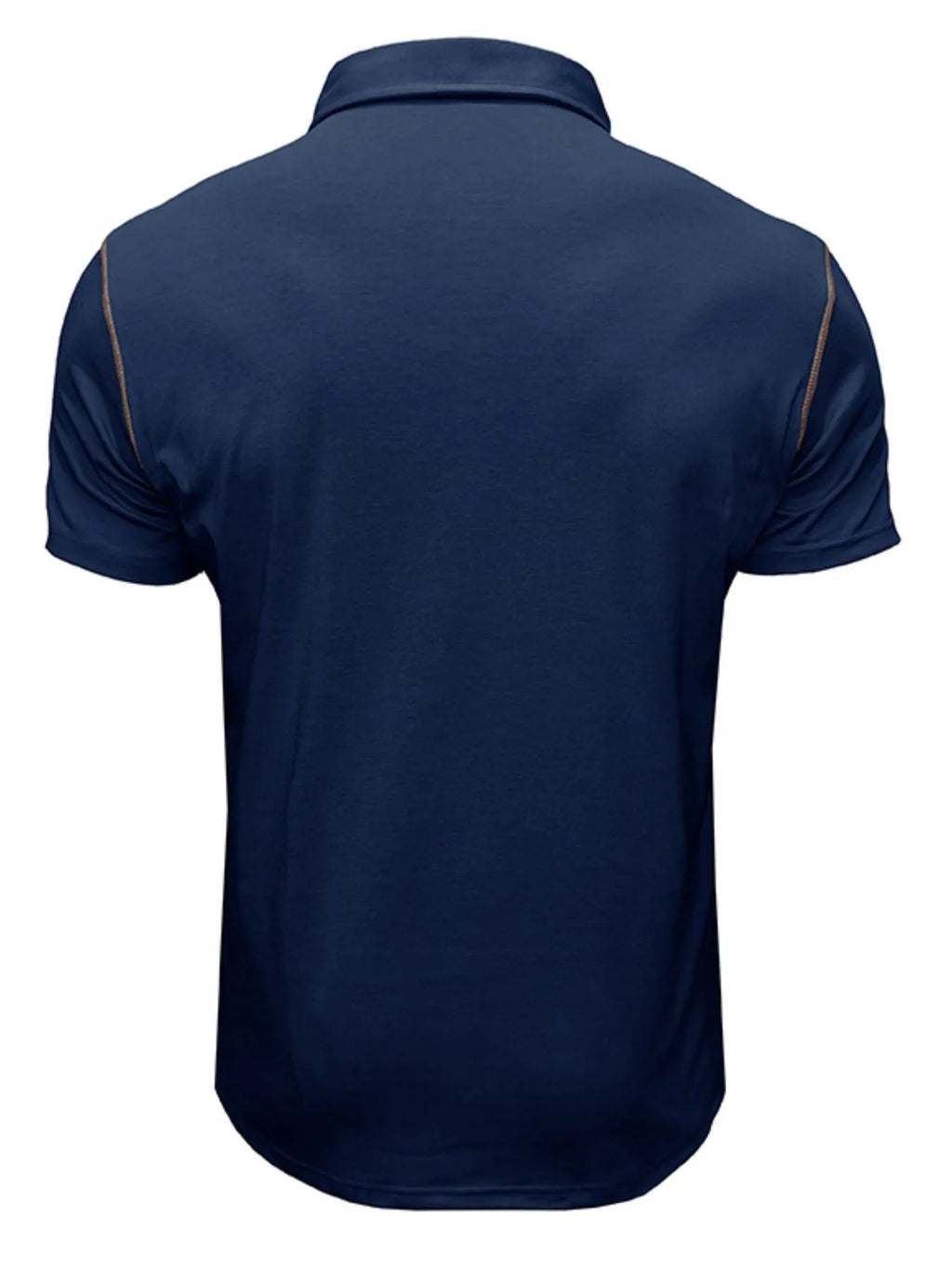 Men's Classic Polo Shirt with Contrast Stitching.