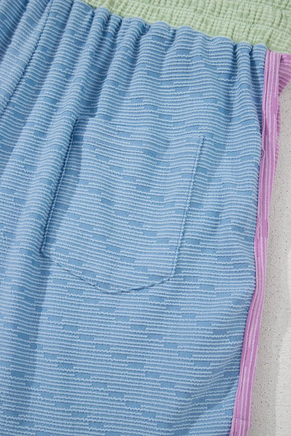 Round Neck Top and Shorts Set.