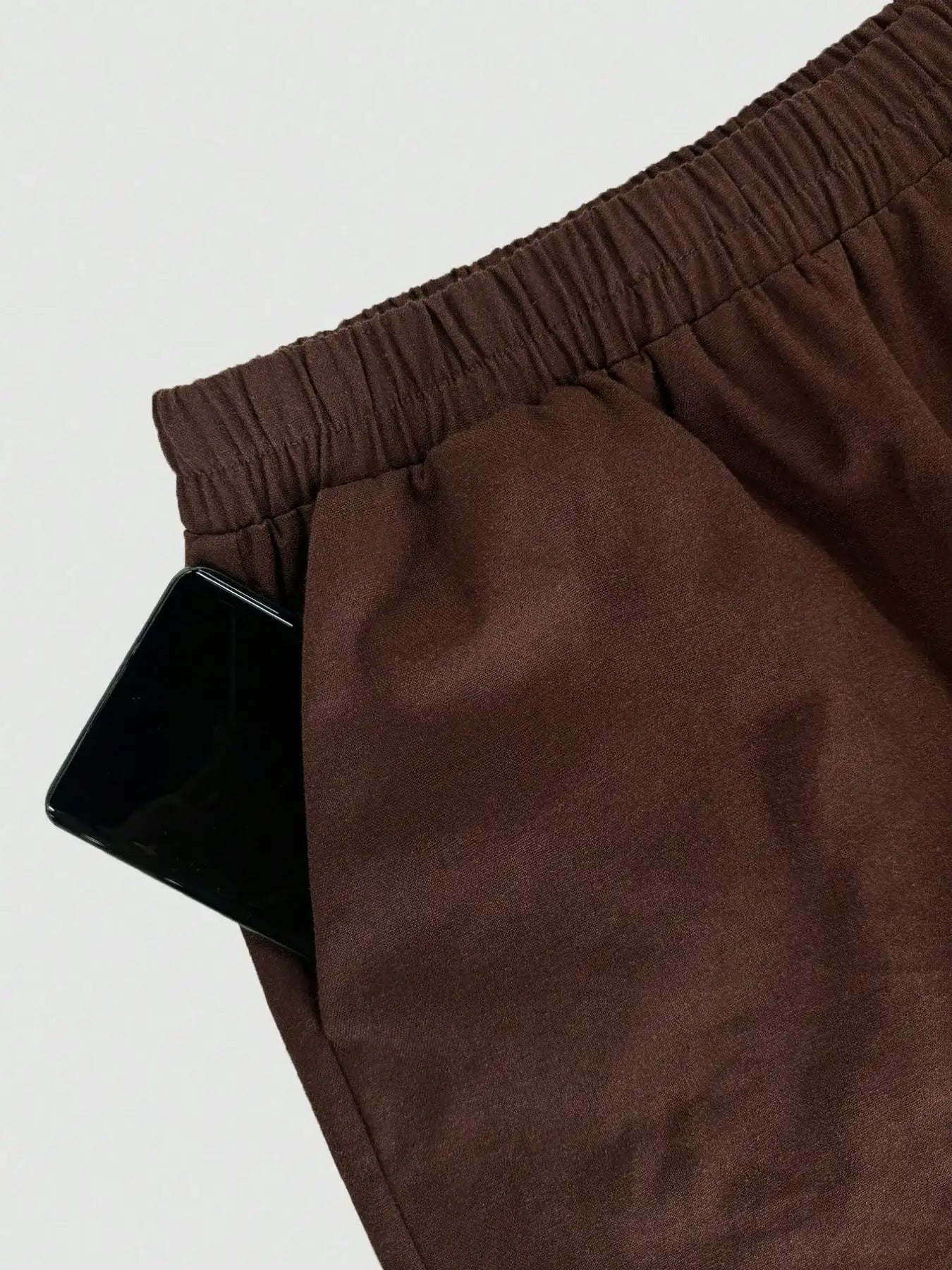 One Button Sleeveless Top and Pants Set.