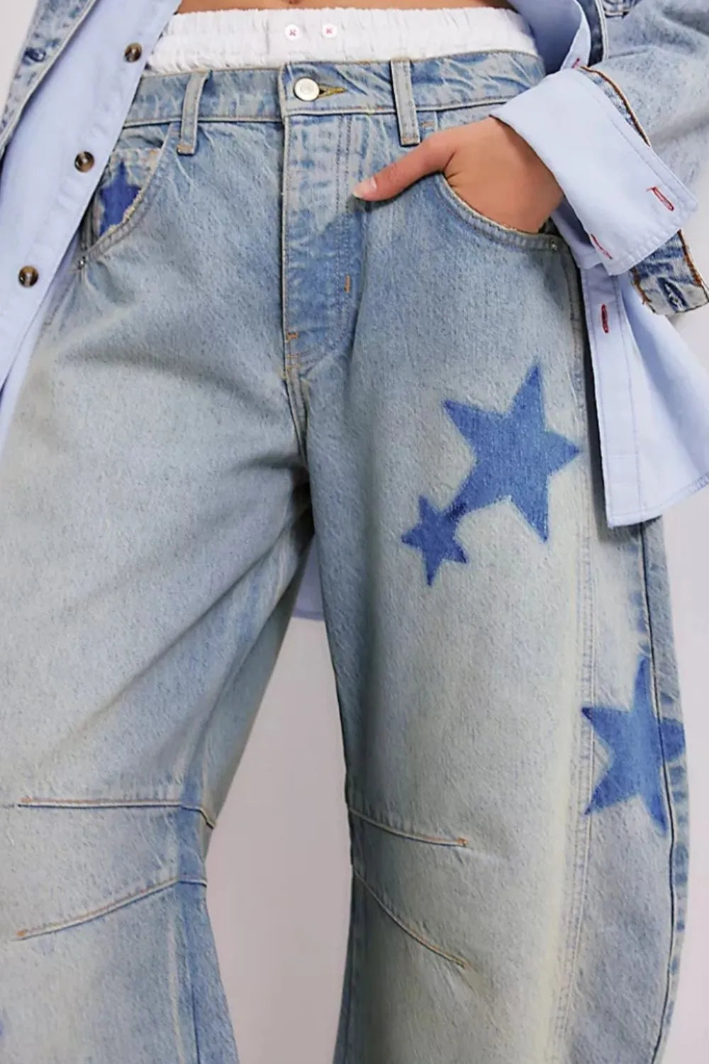 4th of July, Star Wide Leg Jeans.