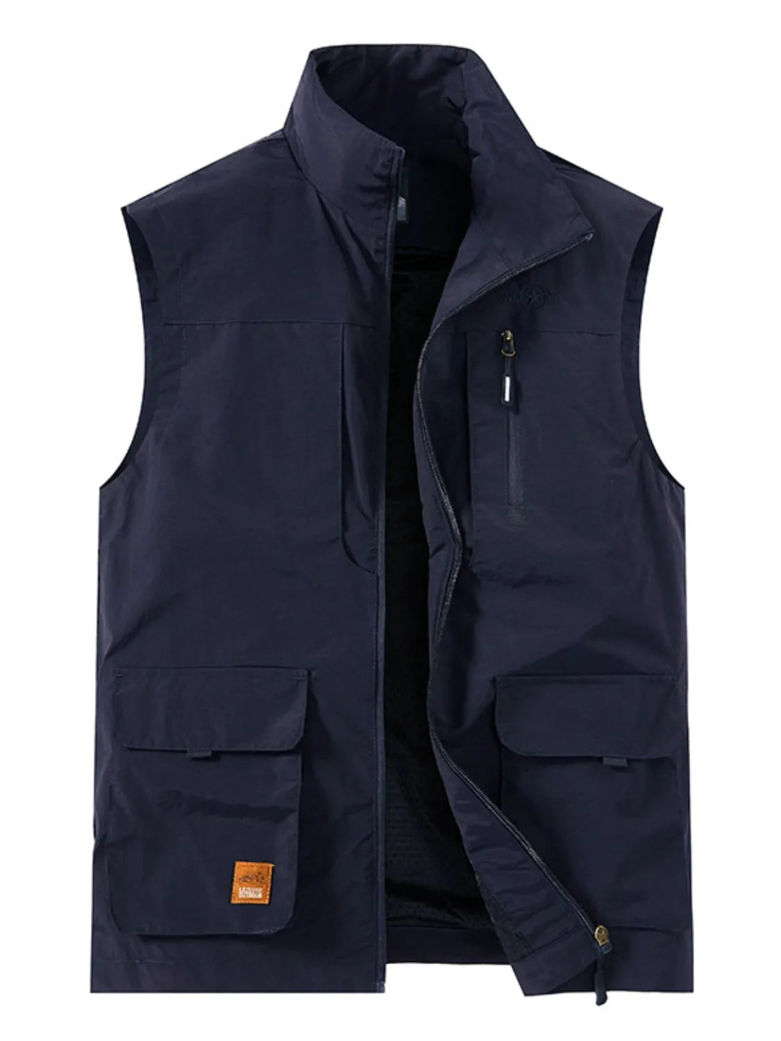 Men's Plus Size Zip Up Vest.