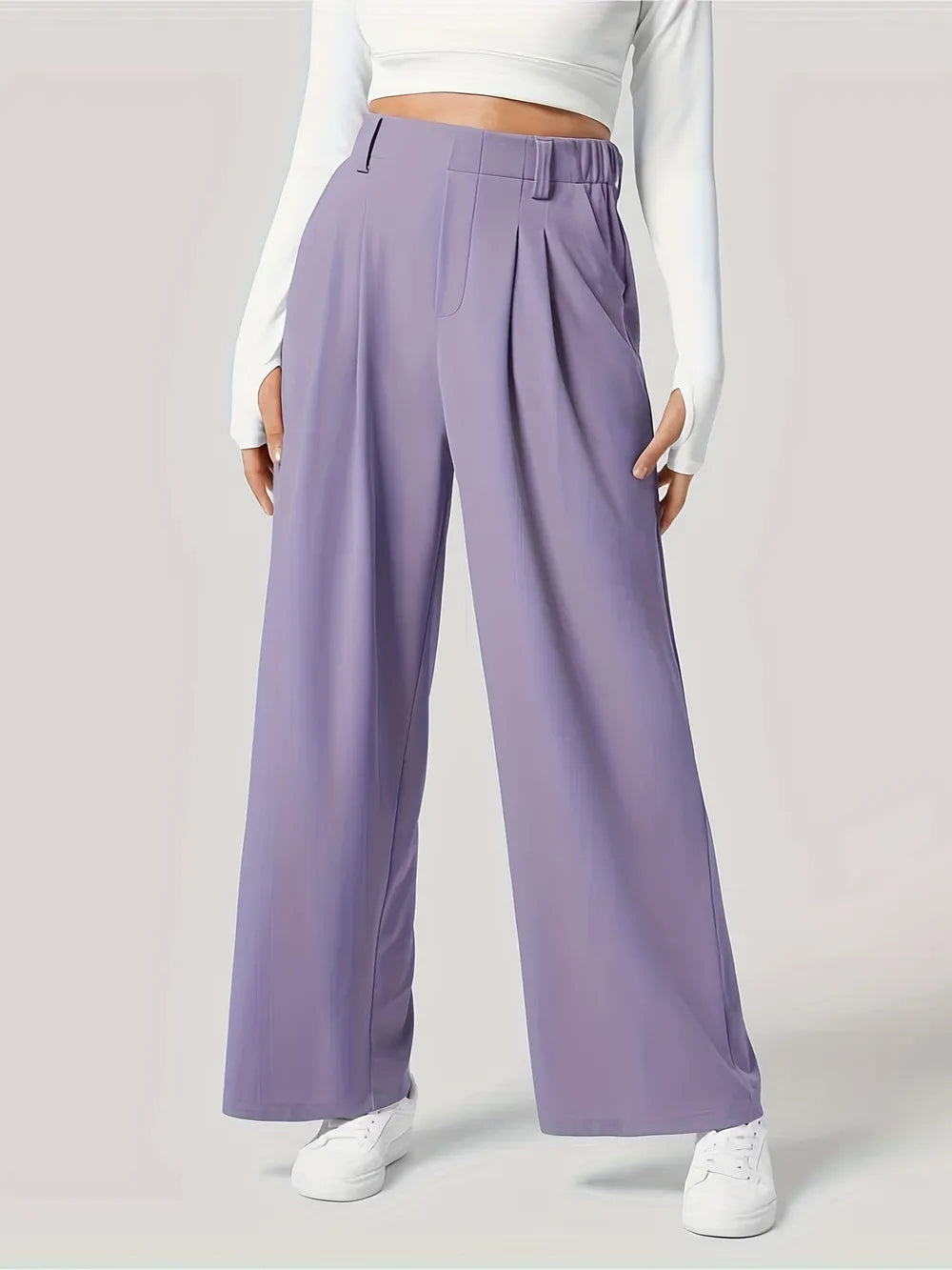 Wide Leg Pants with Pockets for women.