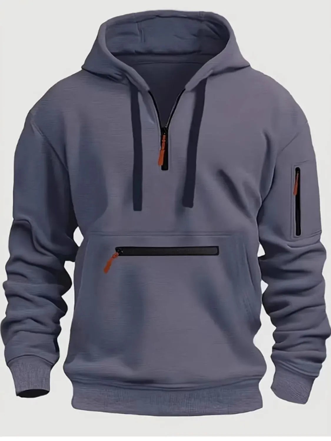 Men's Long Sleeve Hoodie Plus Size.