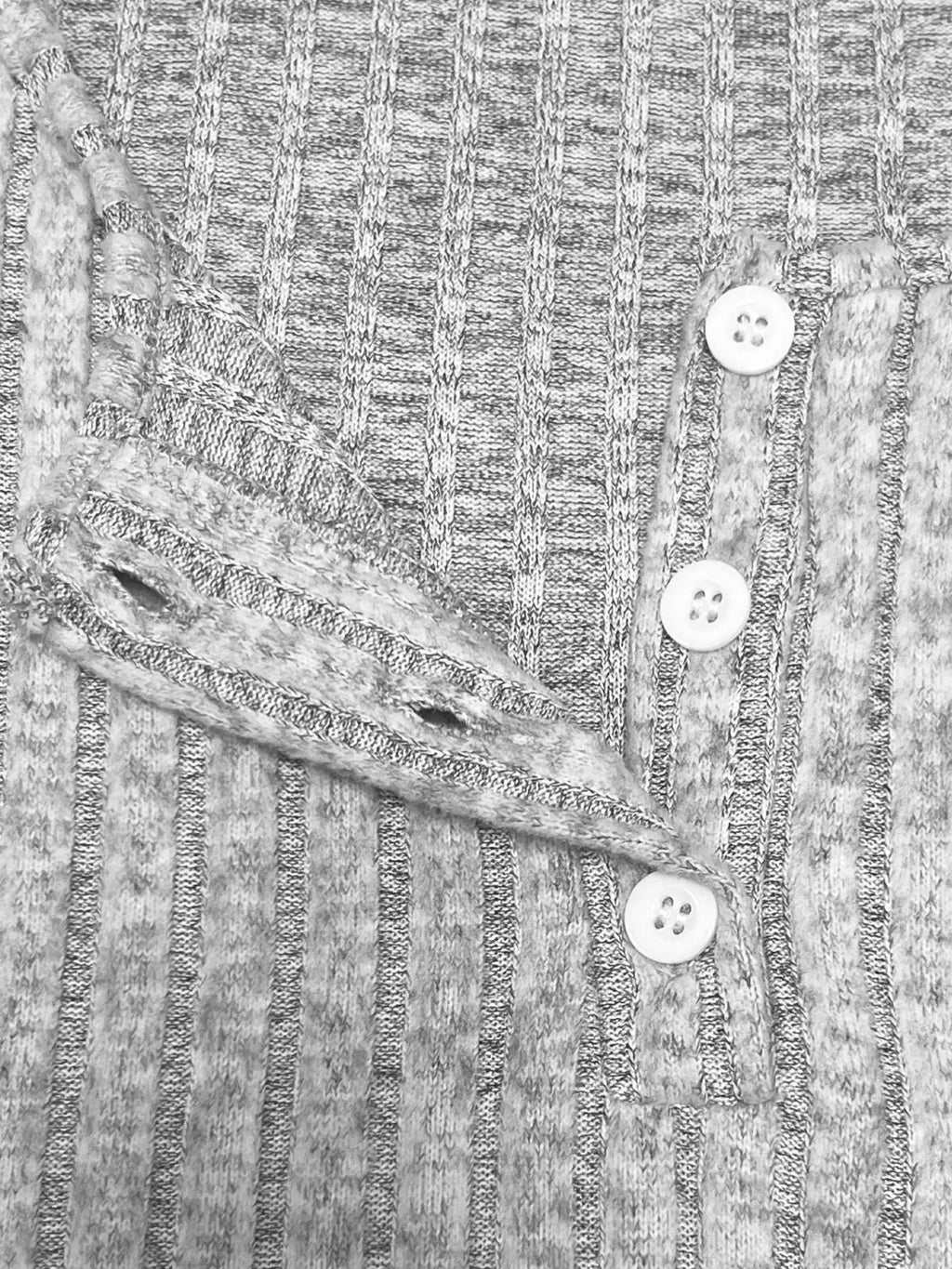 Ribbed Button Front Dress and Cardigan Sweater Set.