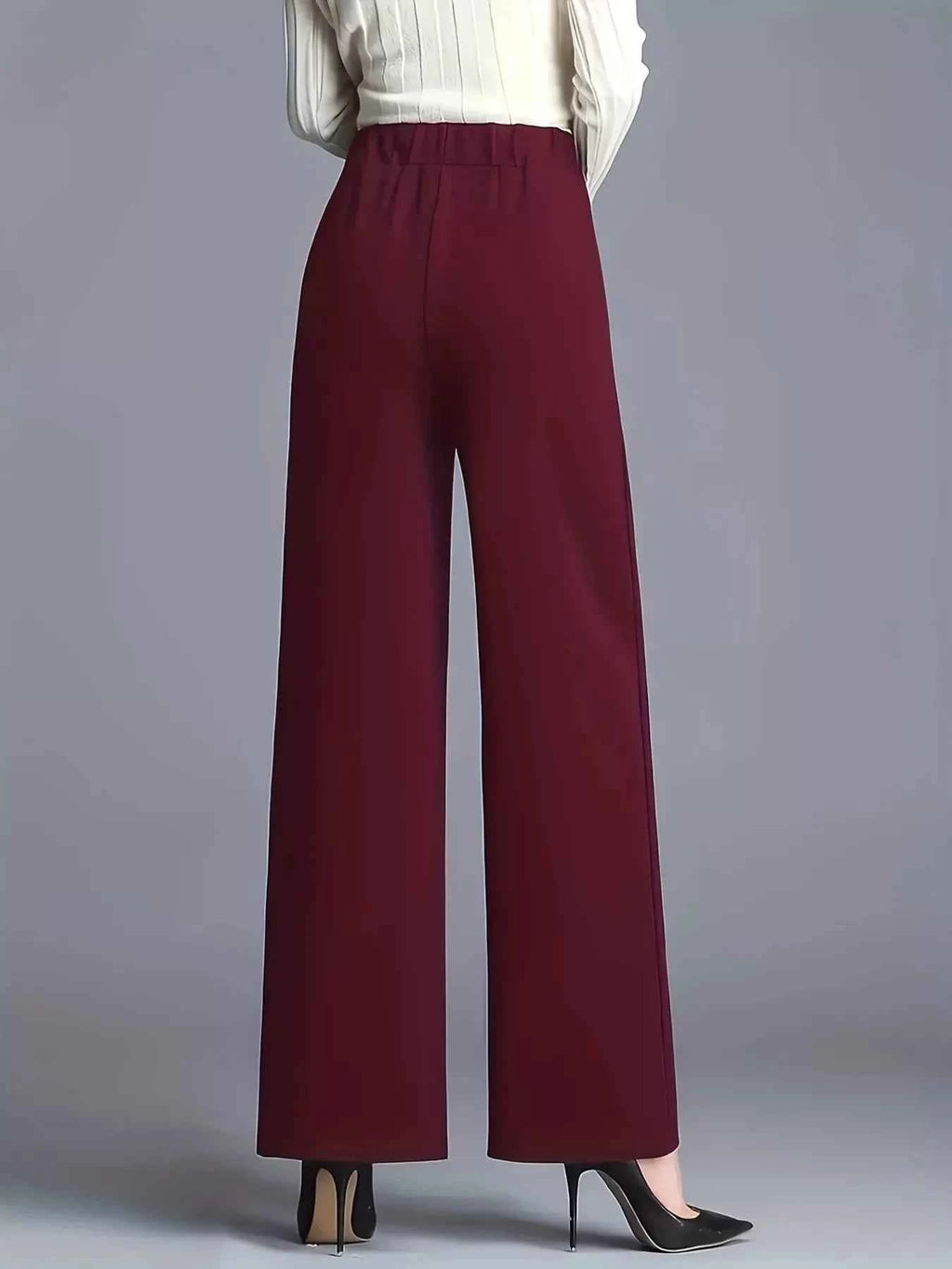 High-Waisted Wide Leg Pants